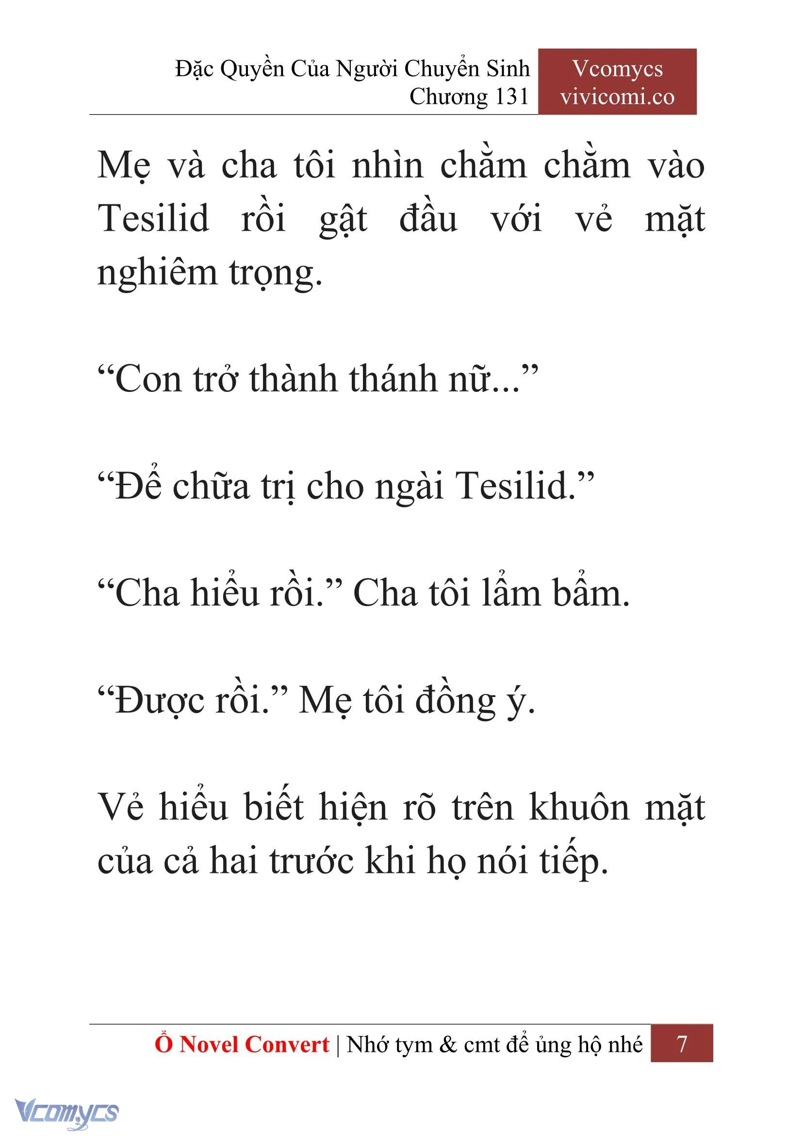 [Novel] Đặc Quyền Của Người Chuyển Sinh Chapter 131 - Trang 10