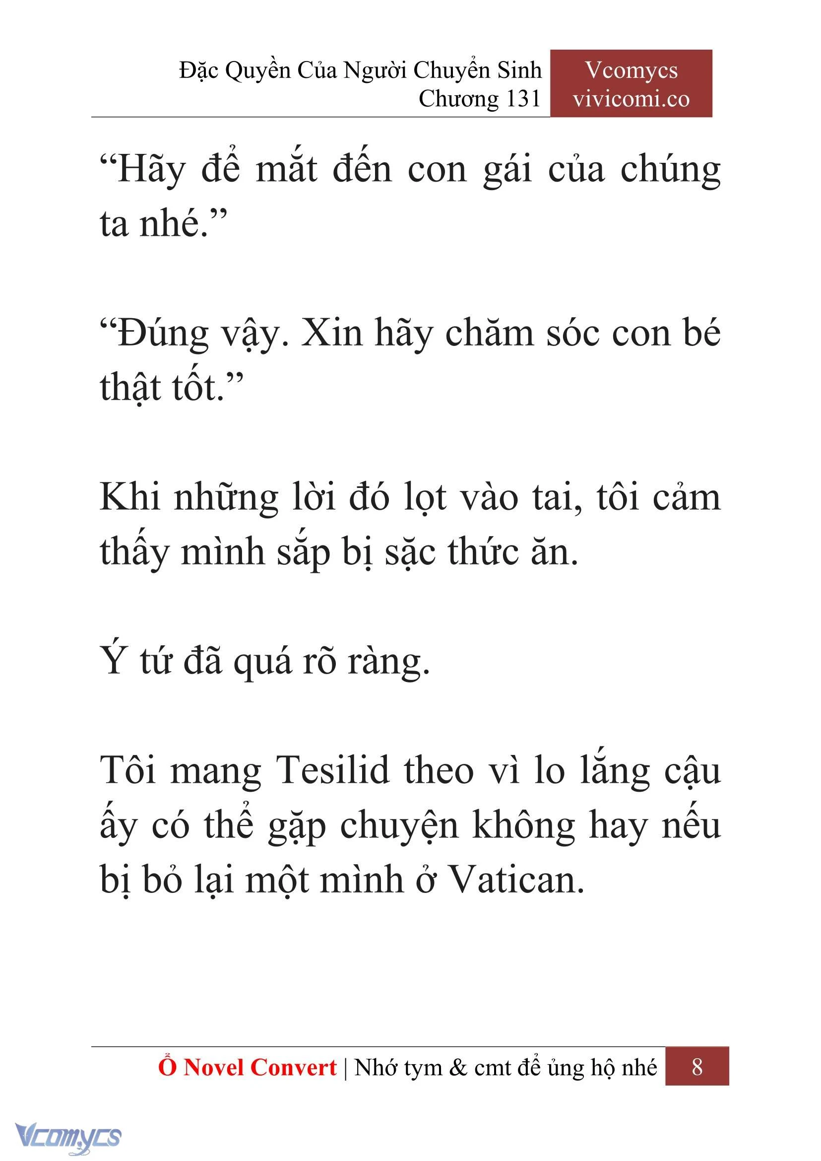 [Novel] Đặc Quyền Của Người Chuyển Sinh Chapter 131 - Trang 11