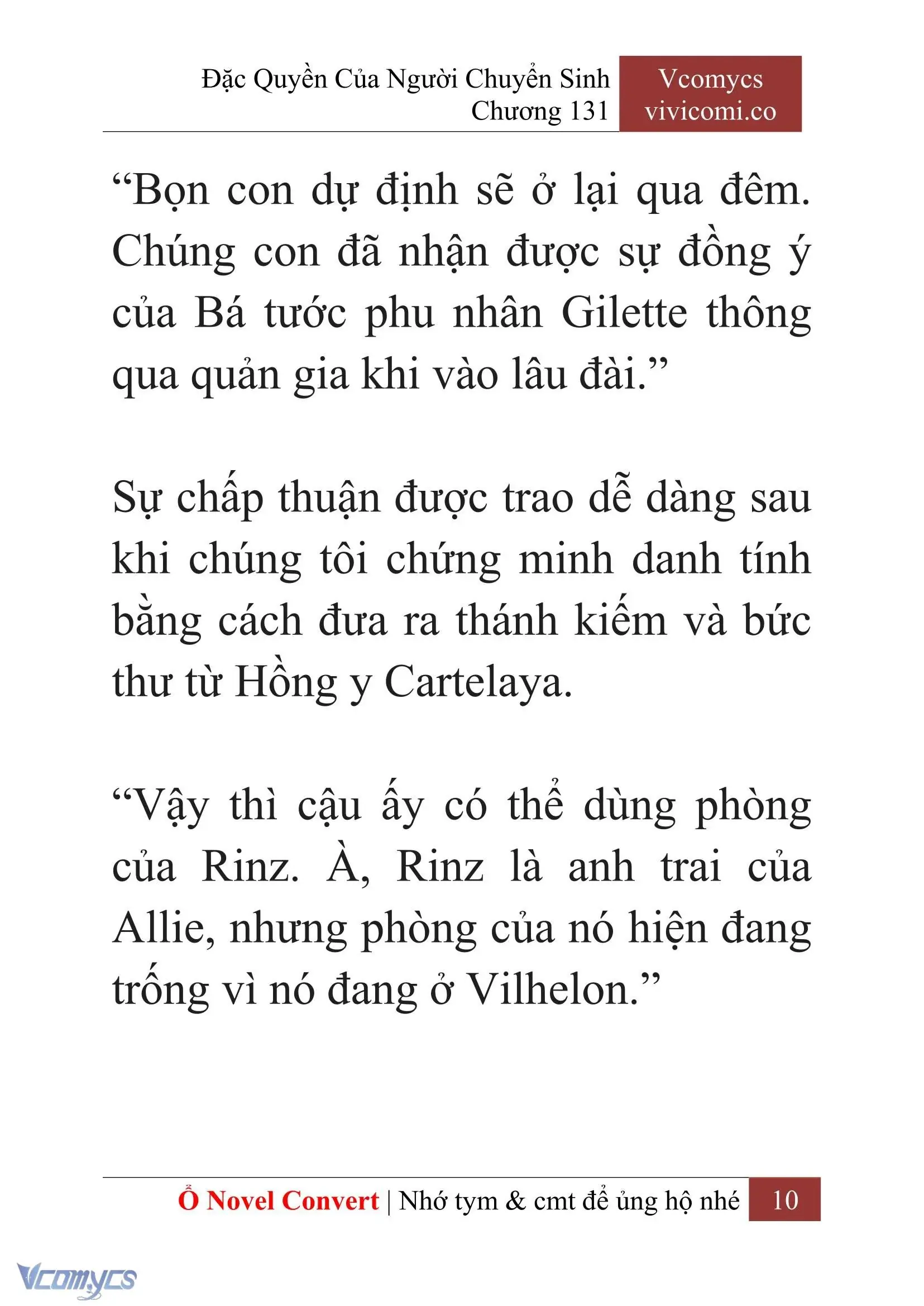 [Novel] Đặc Quyền Của Người Chuyển Sinh Chapter 131 - Trang 13