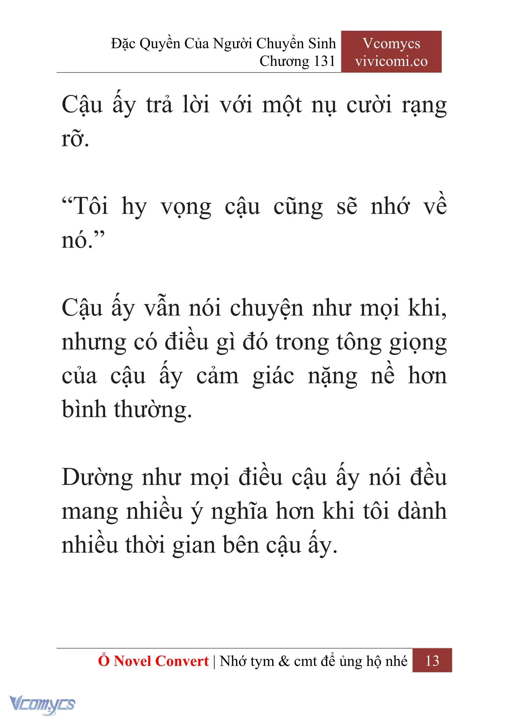 [Novel] Đặc Quyền Của Người Chuyển Sinh Chapter 131 - Trang 16