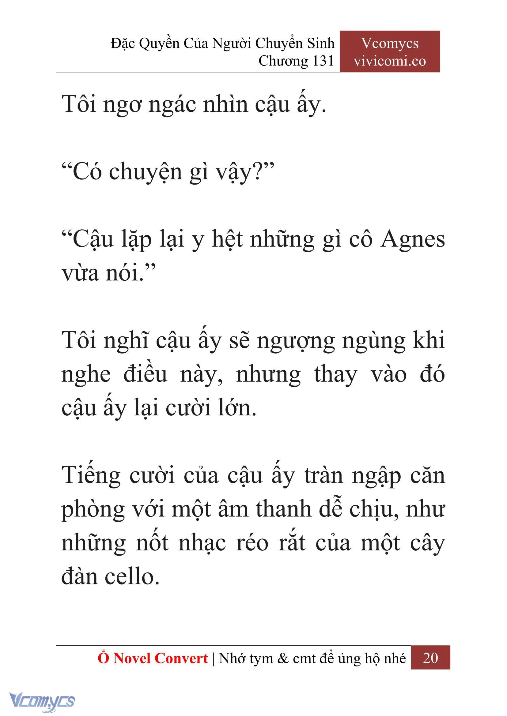 [Novel] Đặc Quyền Của Người Chuyển Sinh Chapter 131 - Trang 23