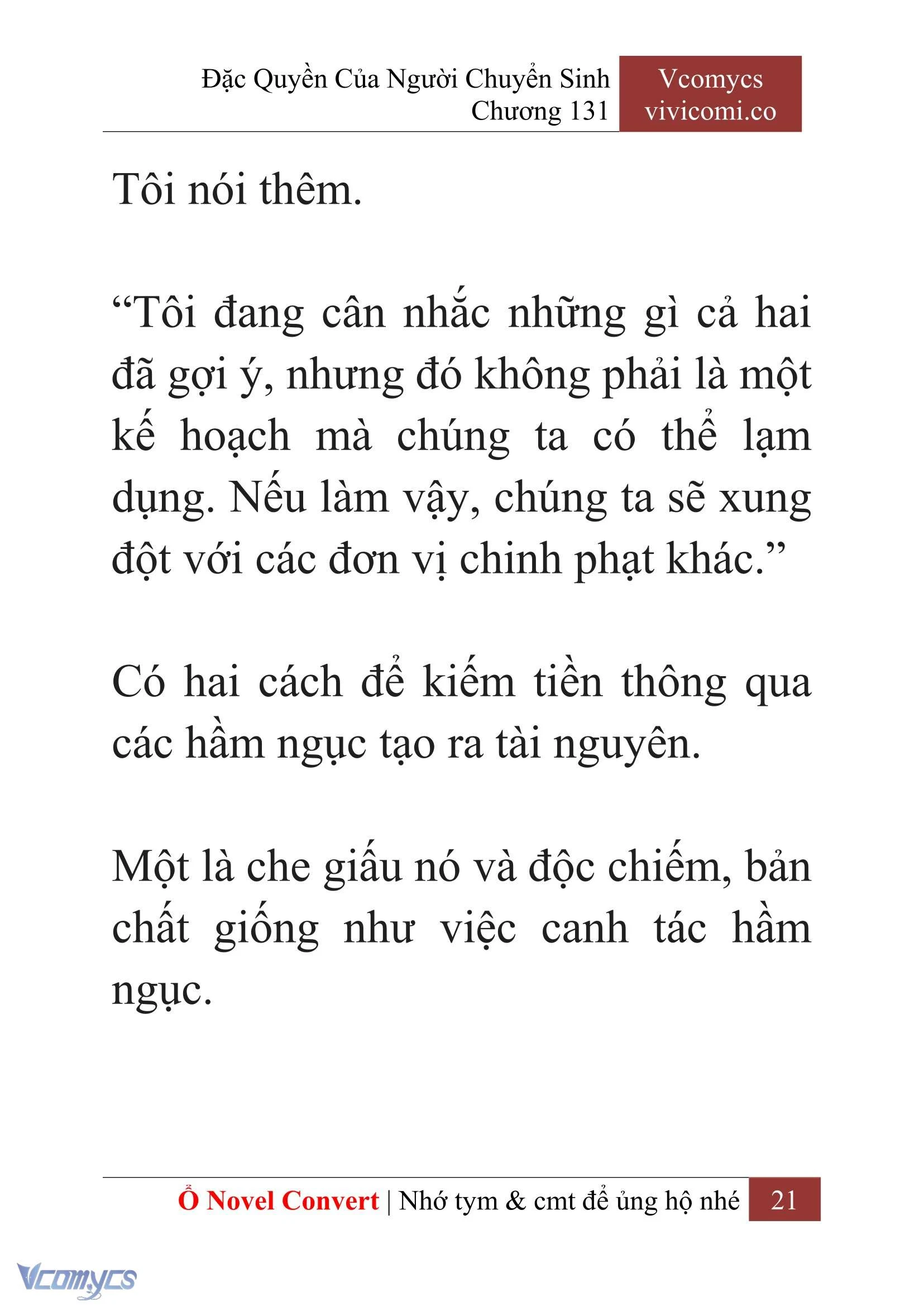 [Novel] Đặc Quyền Của Người Chuyển Sinh Chapter 131 - Trang 24