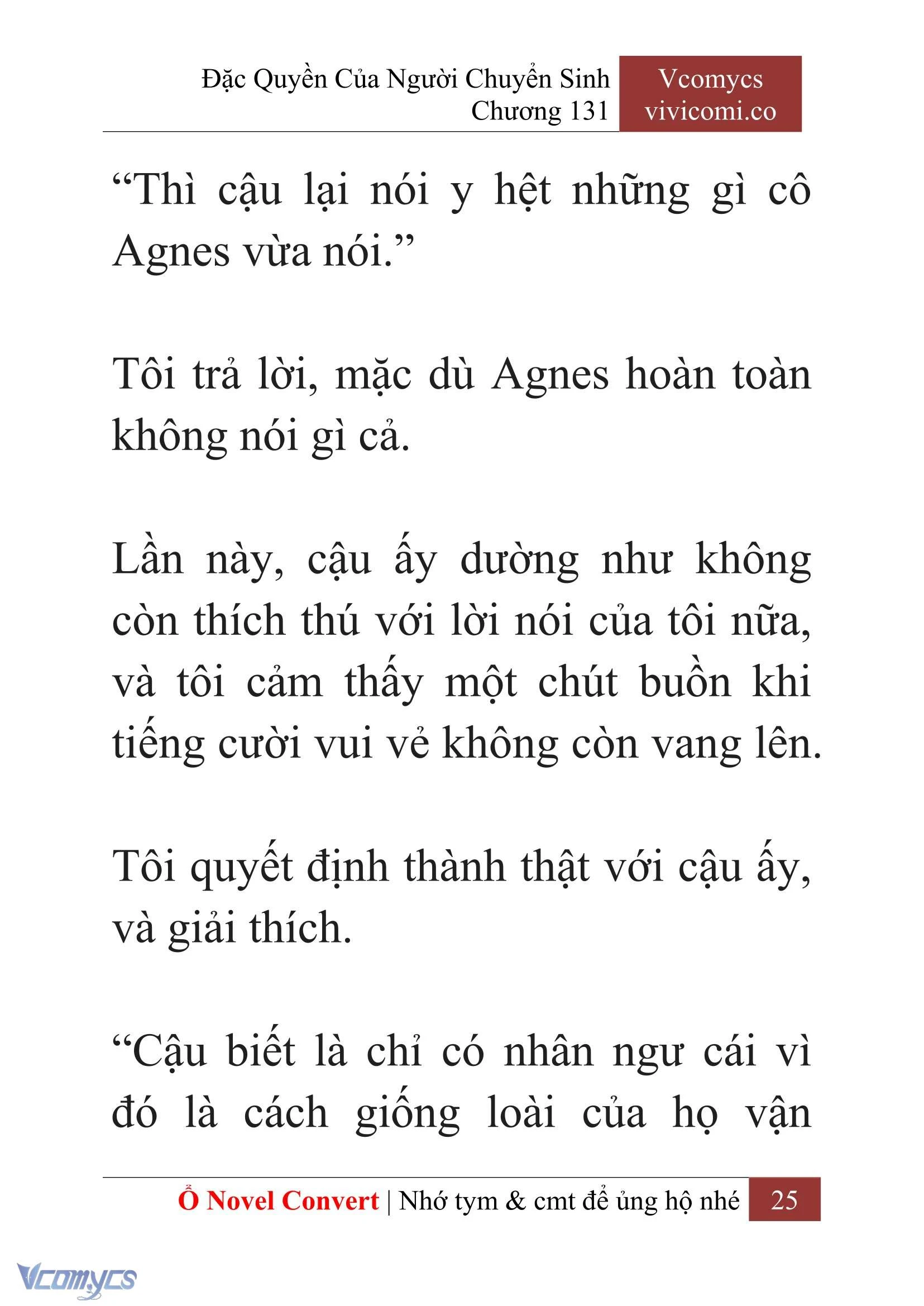 [Novel] Đặc Quyền Của Người Chuyển Sinh Chapter 131 - Trang 28