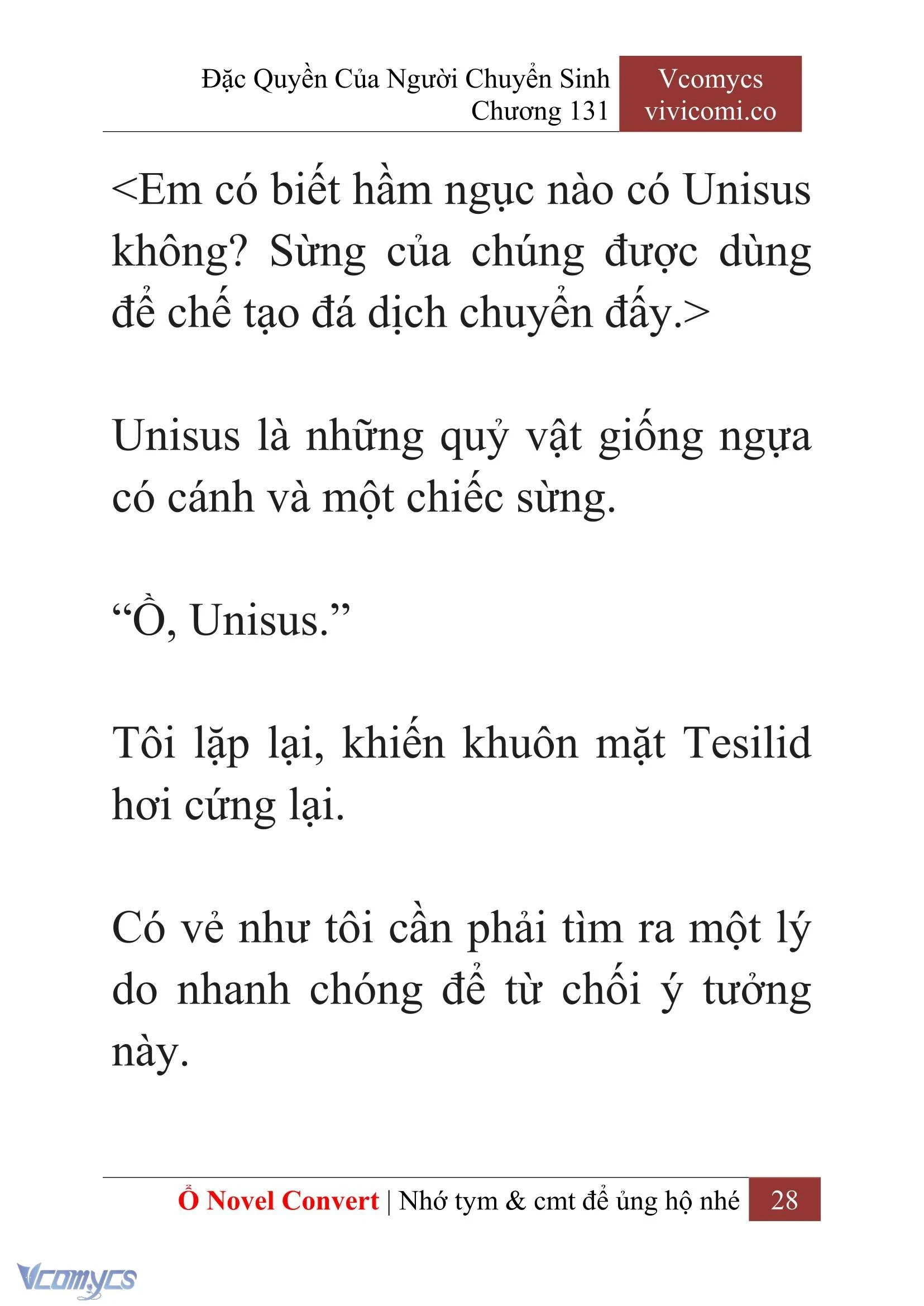 [Novel] Đặc Quyền Của Người Chuyển Sinh Chapter 131 - Trang 31