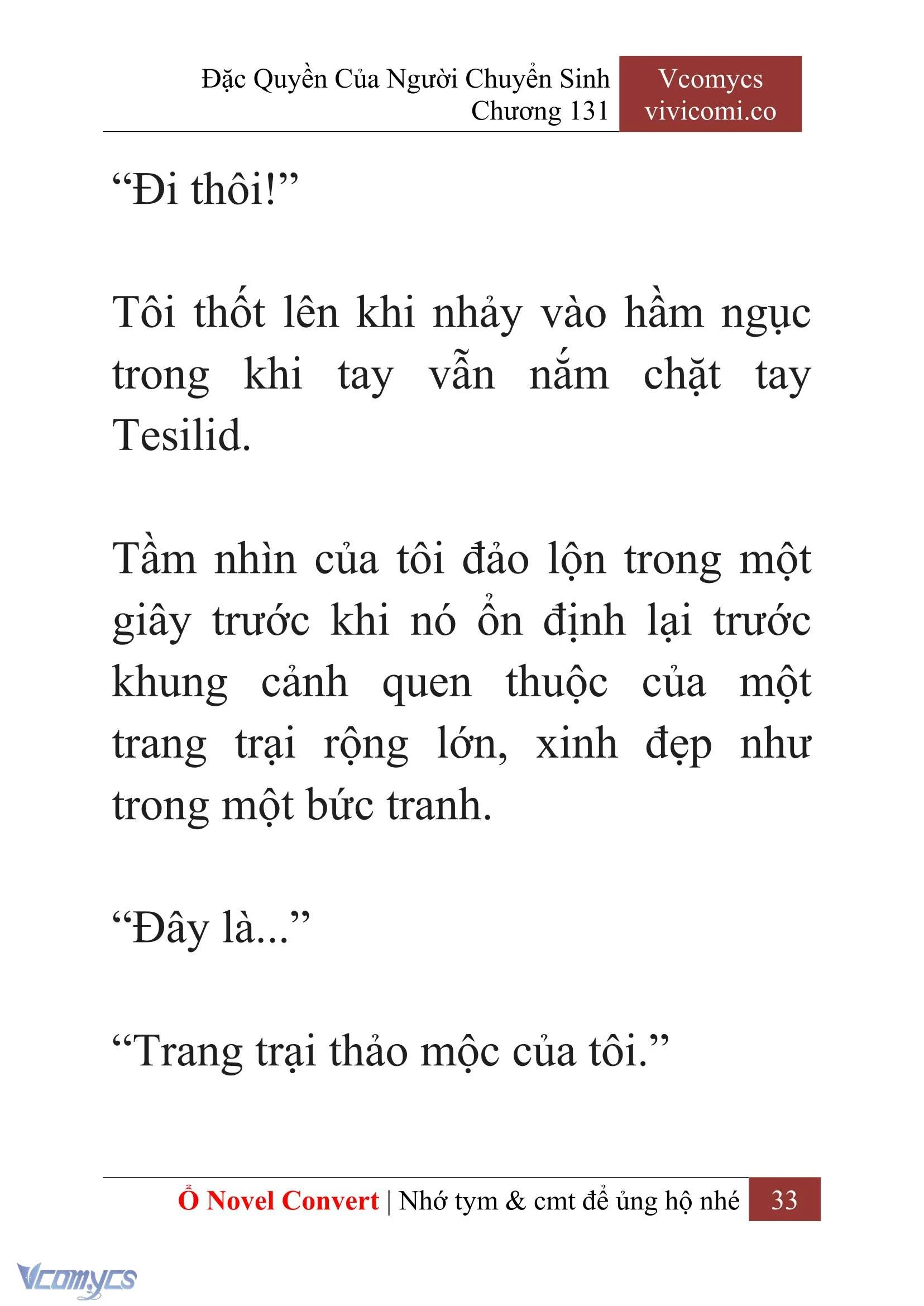 [Novel] Đặc Quyền Của Người Chuyển Sinh Chapter 131 - Trang 36
