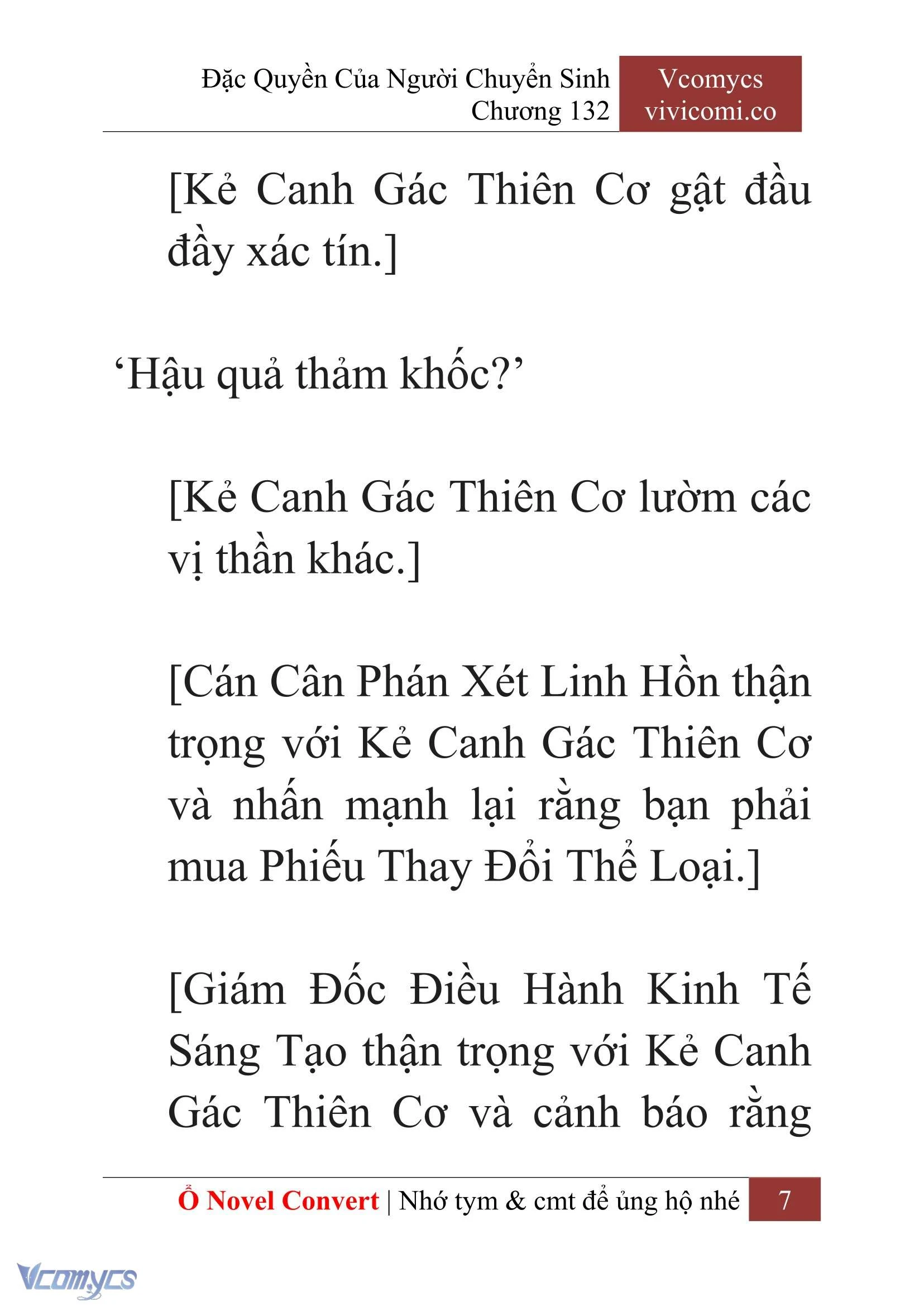 [Novel] Đặc Quyền Của Người Chuyển Sinh Chapter 132 - Trang 10