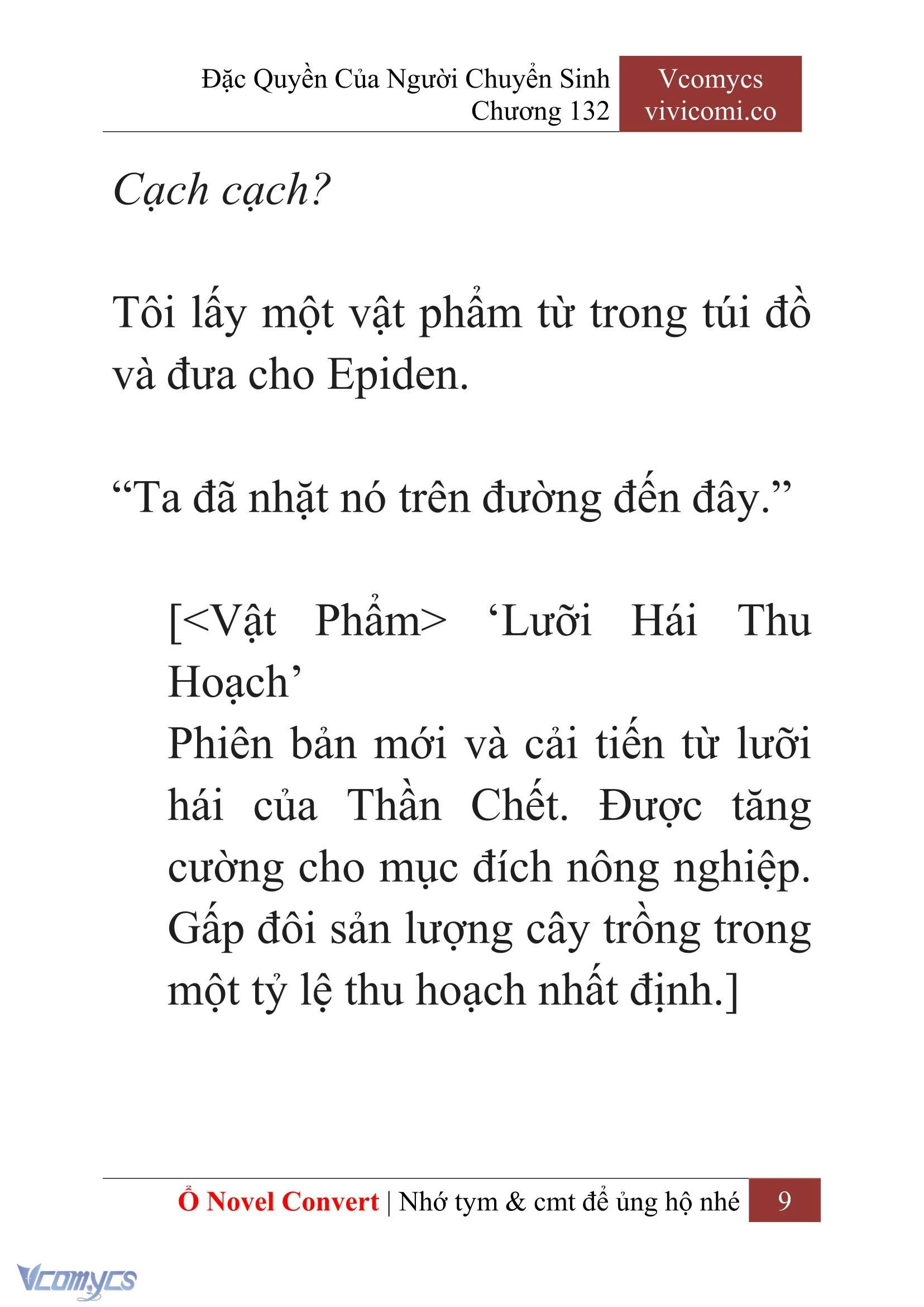 [Novel] Đặc Quyền Của Người Chuyển Sinh Chapter 132 - Trang 12