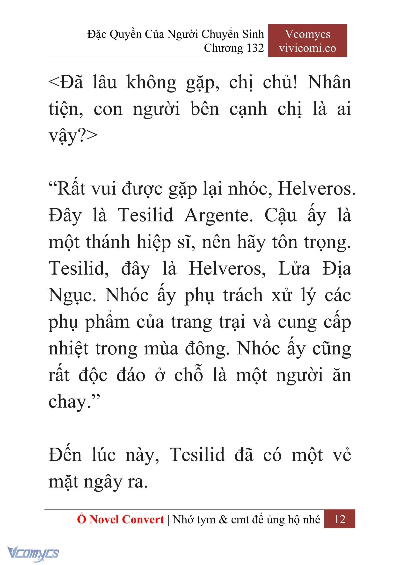 [Novel] Đặc Quyền Của Người Chuyển Sinh Chapter 132 - Trang 15