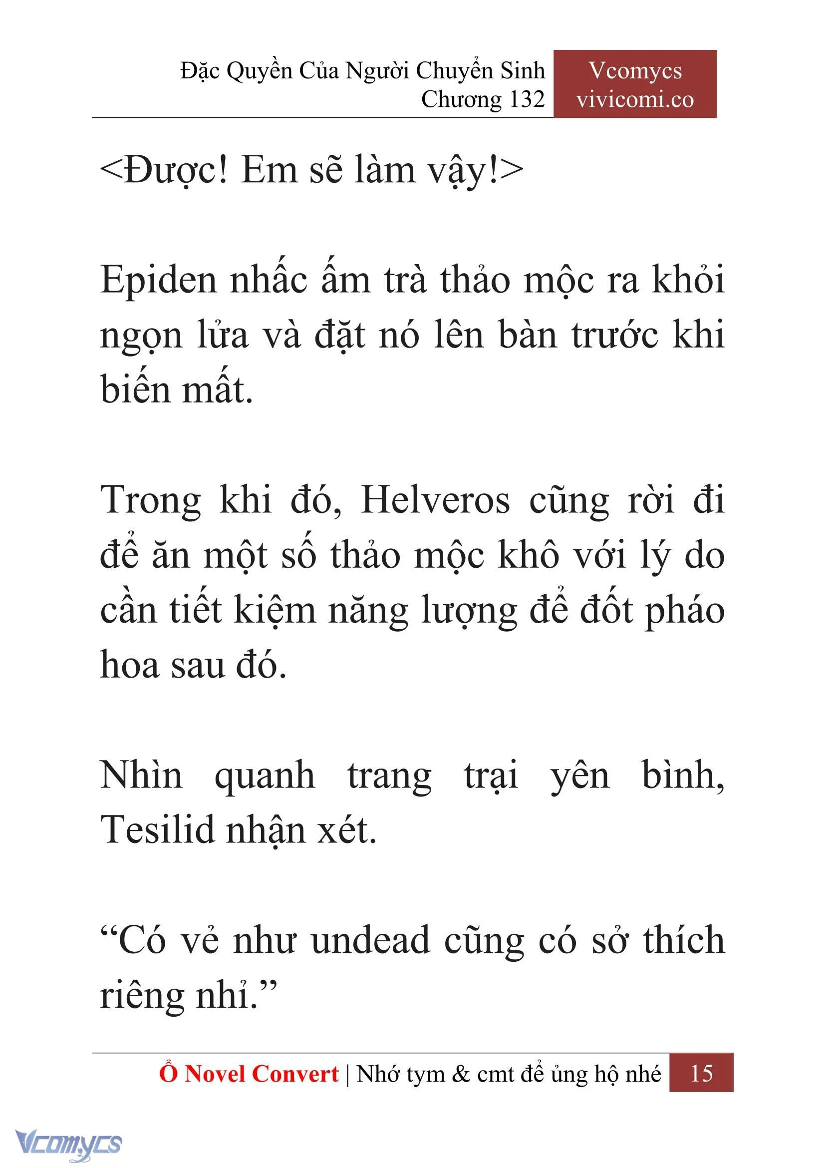 [Novel] Đặc Quyền Của Người Chuyển Sinh Chapter 132 - Trang 18