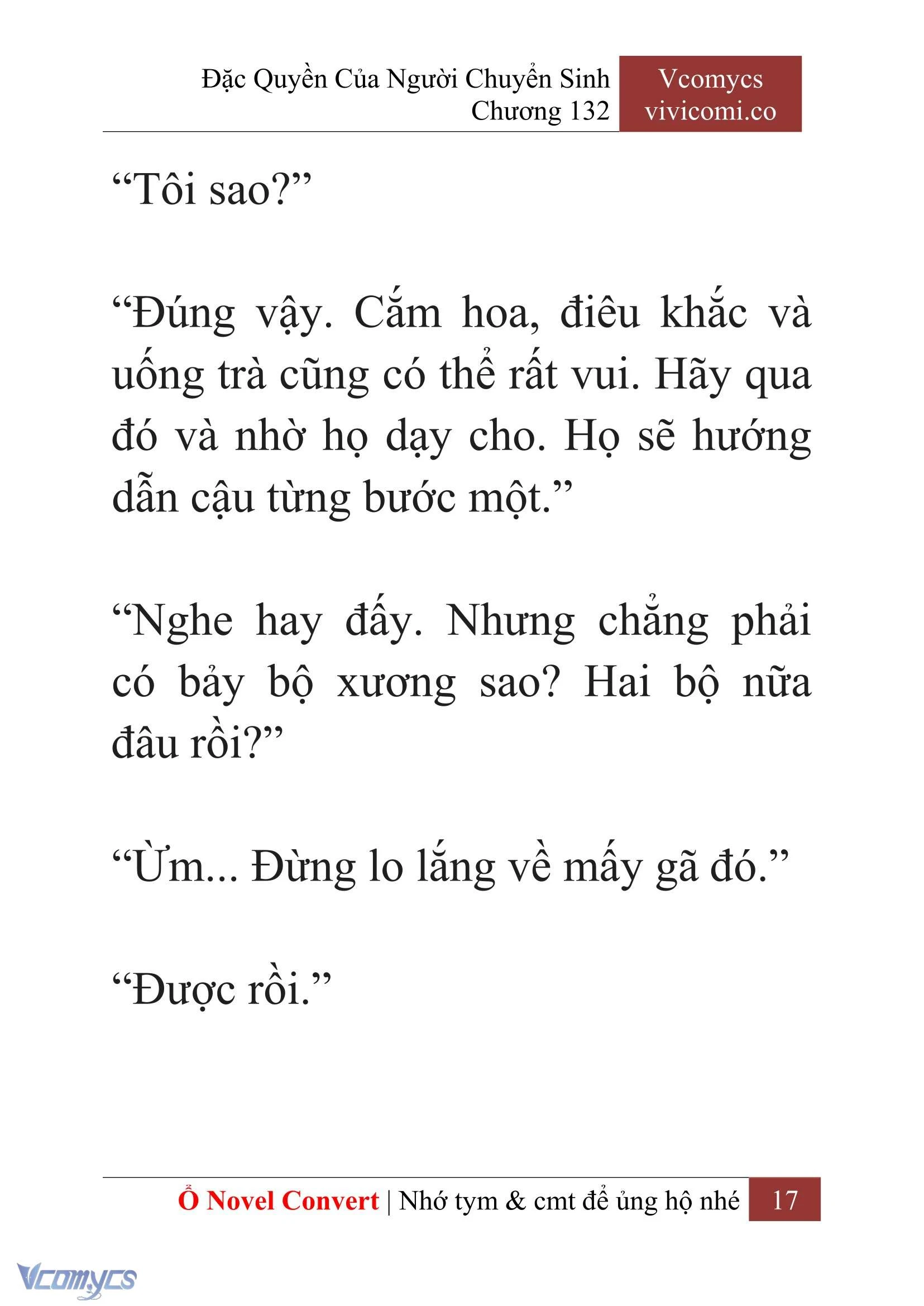 [Novel] Đặc Quyền Của Người Chuyển Sinh Chapter 132 - Trang 20