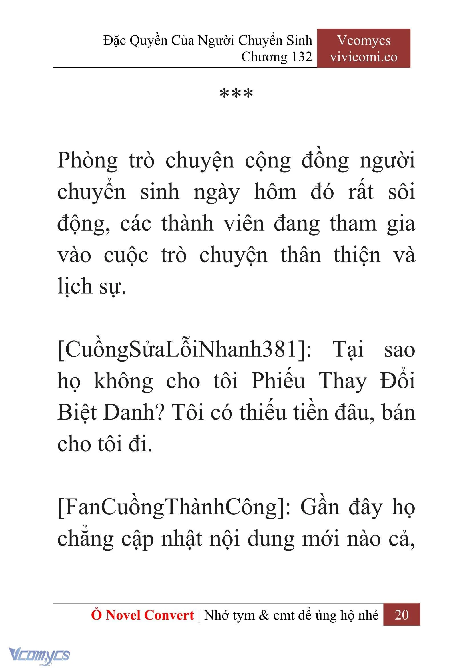 [Novel] Đặc Quyền Của Người Chuyển Sinh Chapter 132 - Trang 23