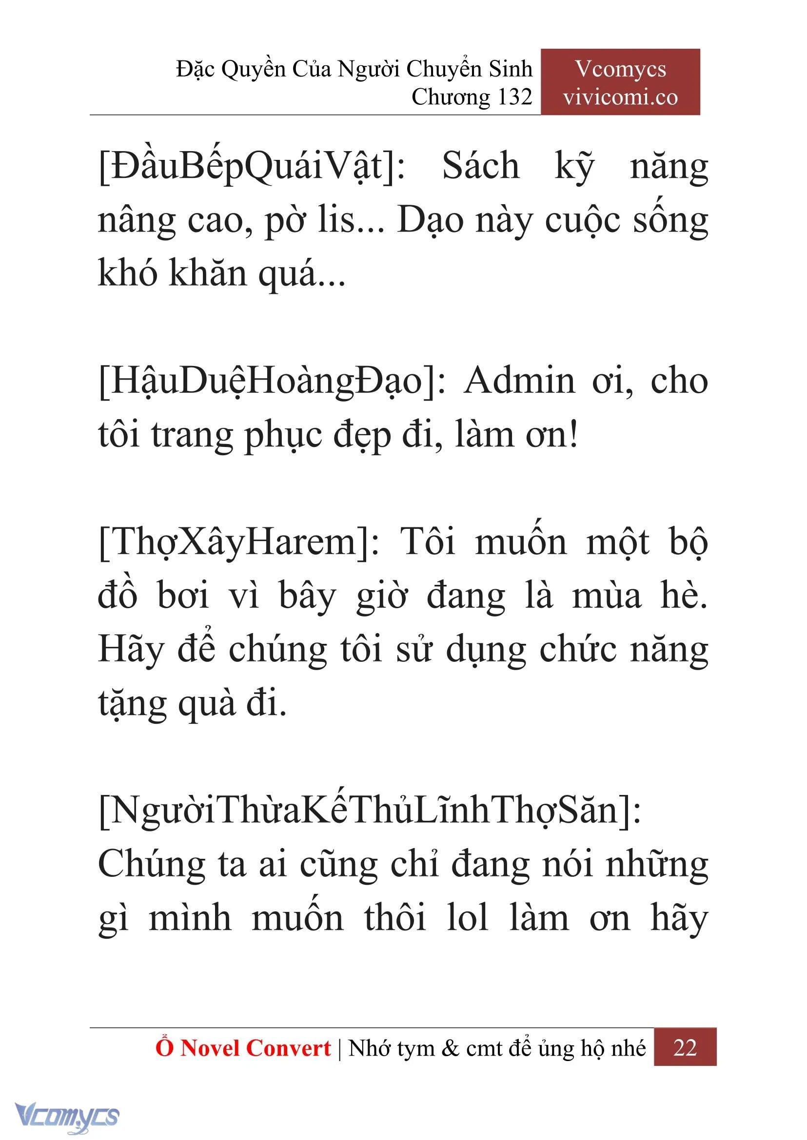 [Novel] Đặc Quyền Của Người Chuyển Sinh Chapter 132 - Trang 25