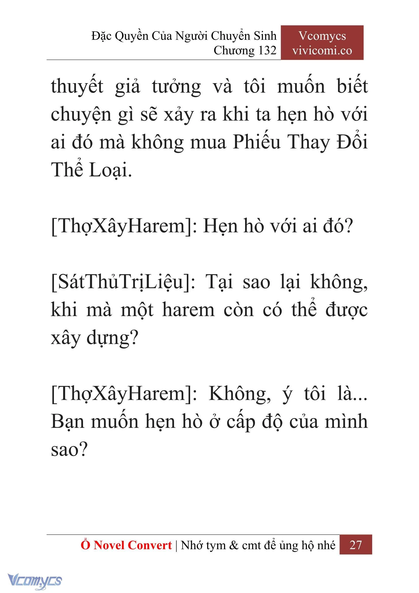 [Novel] Đặc Quyền Của Người Chuyển Sinh Chapter 132 - Trang 30