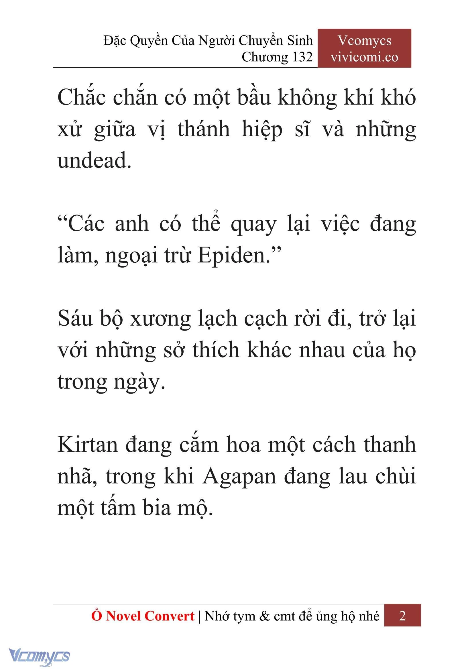 [Novel] Đặc Quyền Của Người Chuyển Sinh Chapter 132 - Trang 5