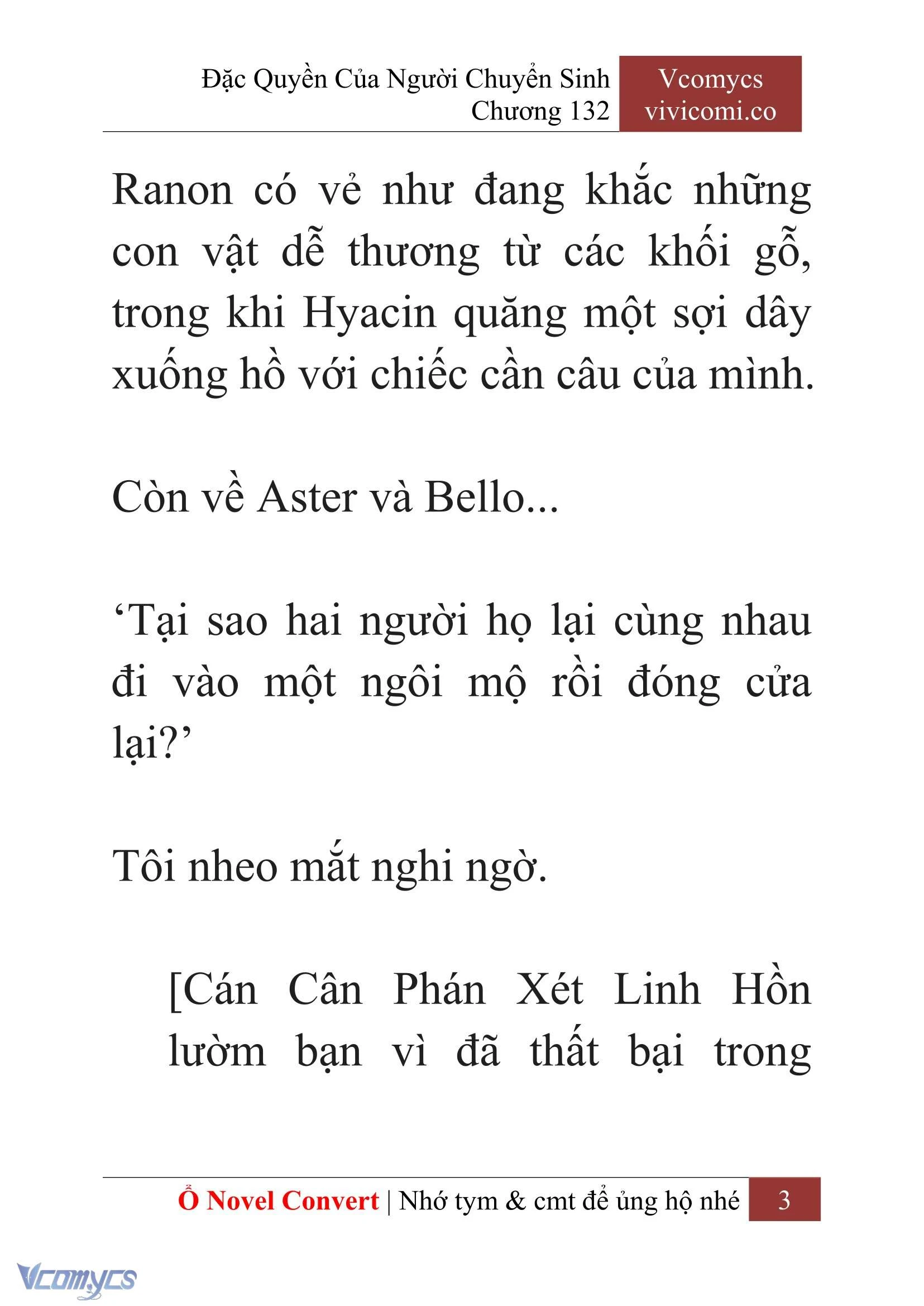 [Novel] Đặc Quyền Của Người Chuyển Sinh Chapter 132 - Trang 6
