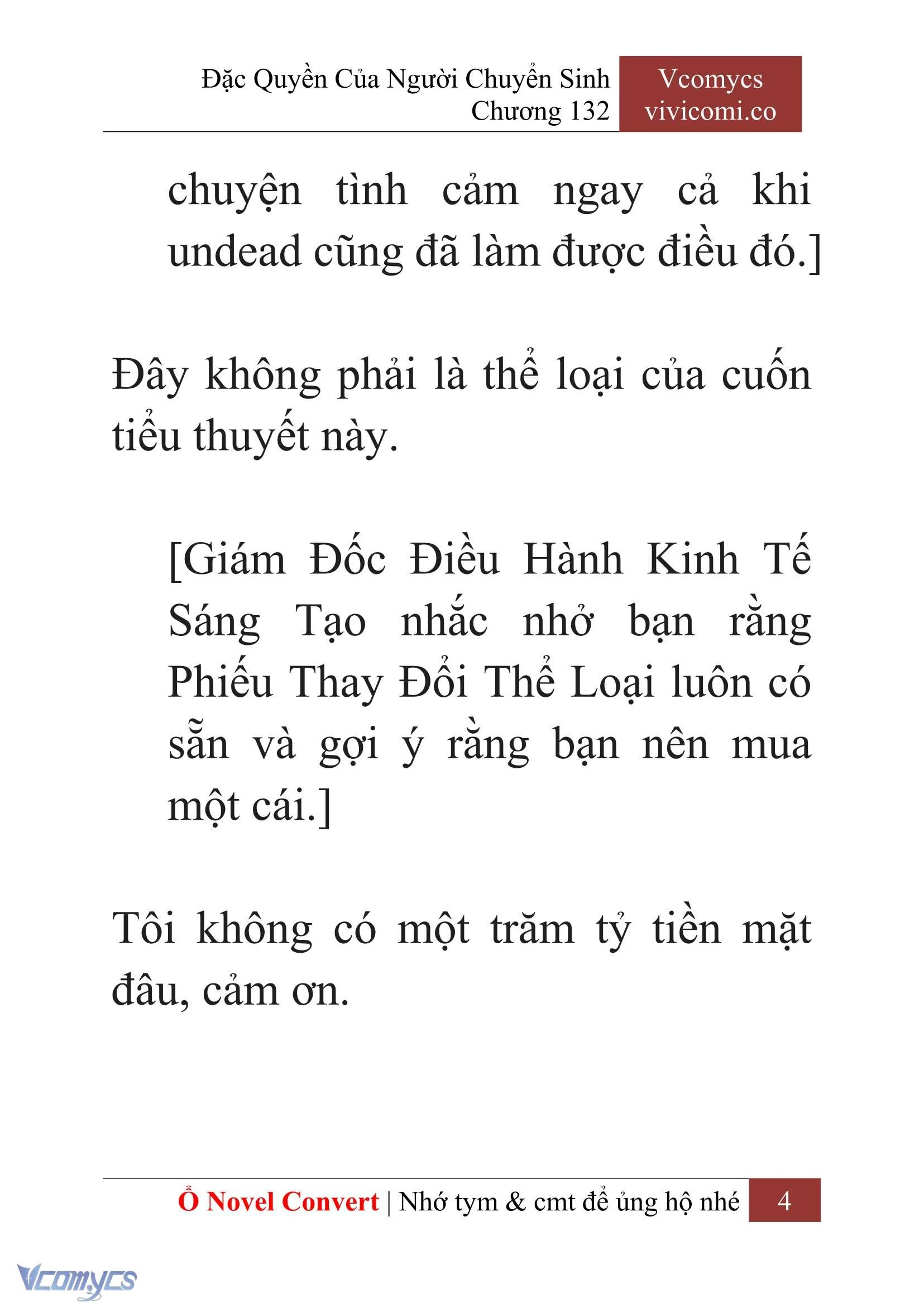 [Novel] Đặc Quyền Của Người Chuyển Sinh Chapter 132 - Trang 7