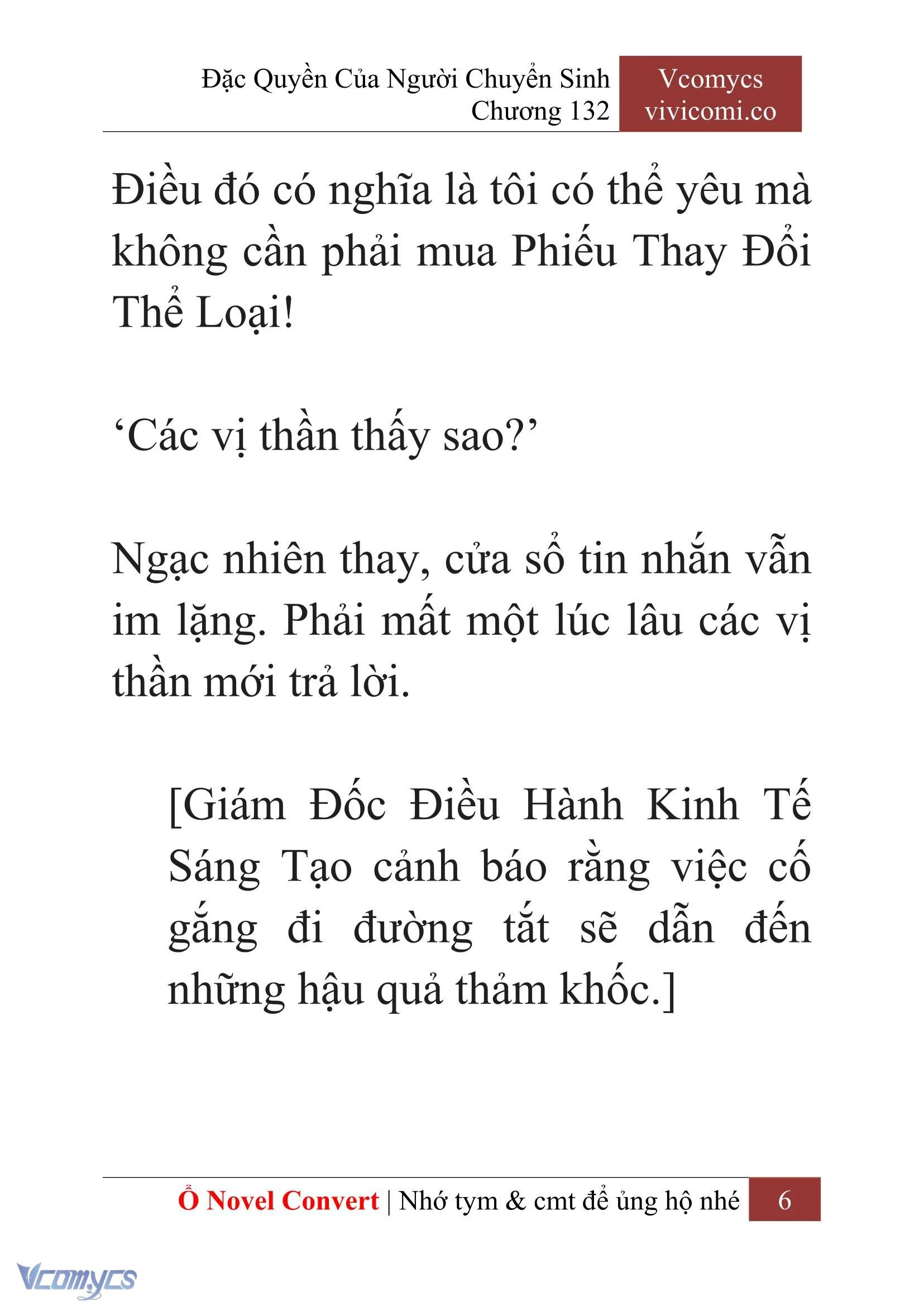 [Novel] Đặc Quyền Của Người Chuyển Sinh Chapter 132 - Trang 9