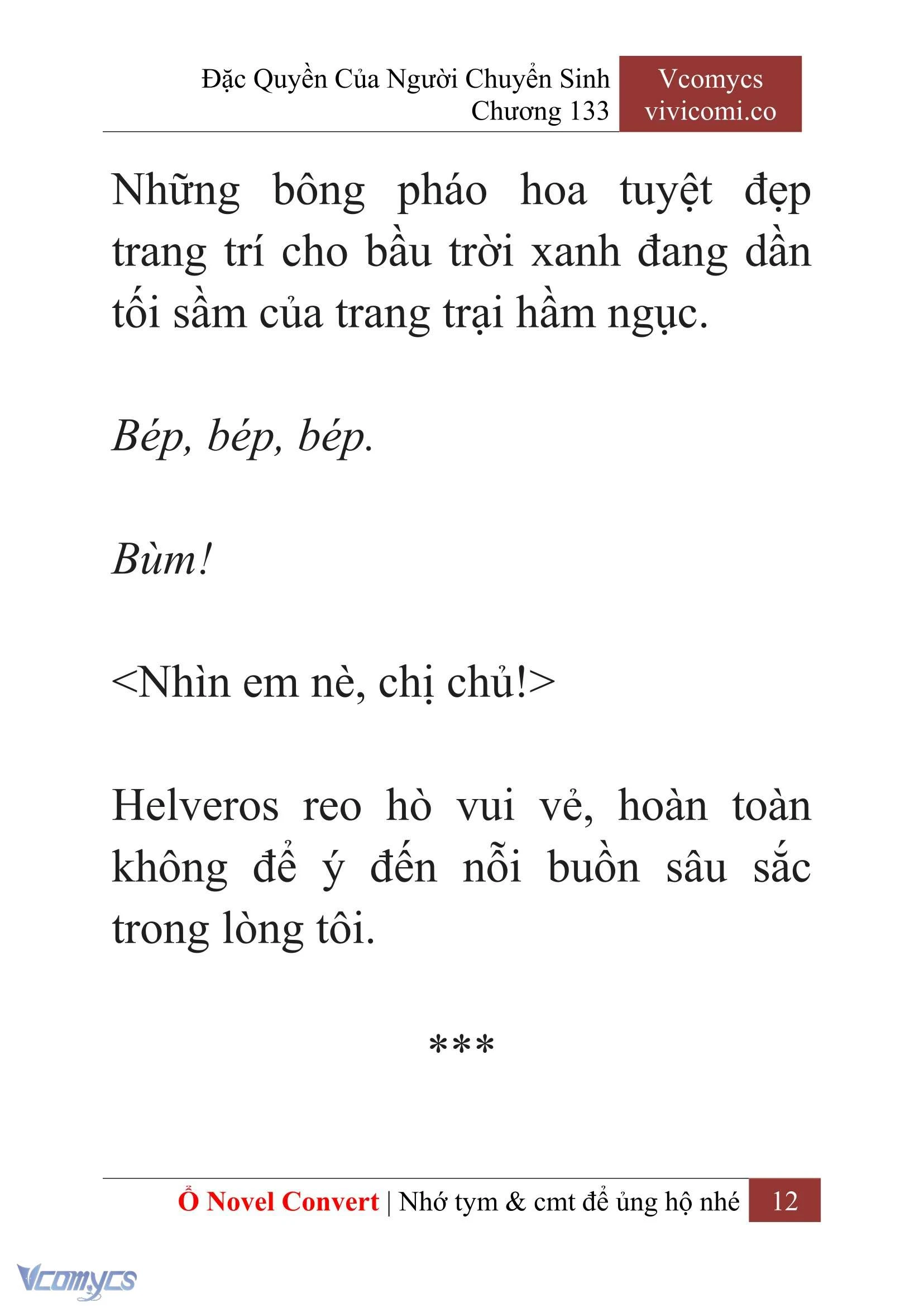 [Novel] Đặc Quyền Của Người Chuyển Sinh Chapter 133 - Trang 15