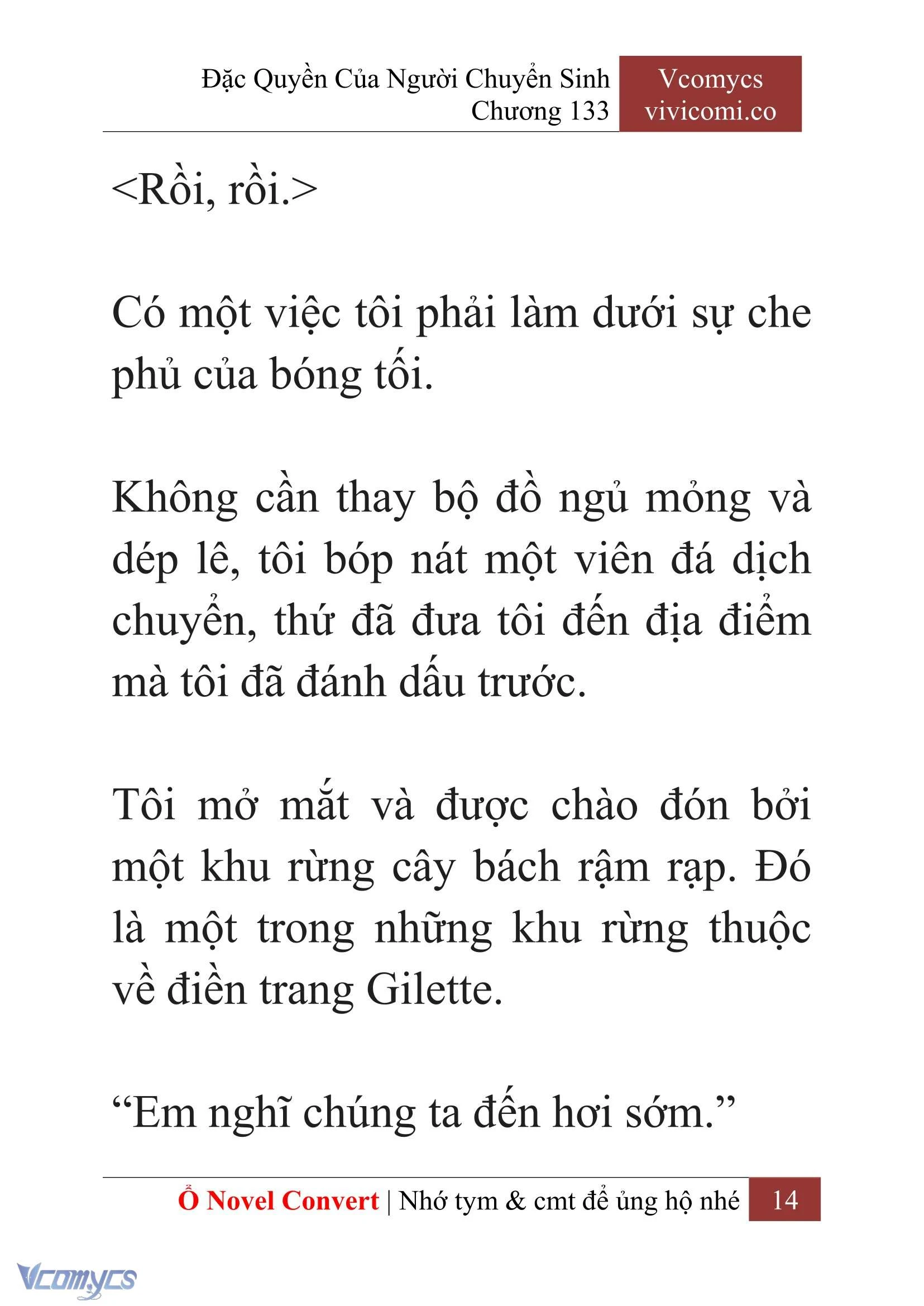 [Novel] Đặc Quyền Của Người Chuyển Sinh Chapter 133 - Trang 17