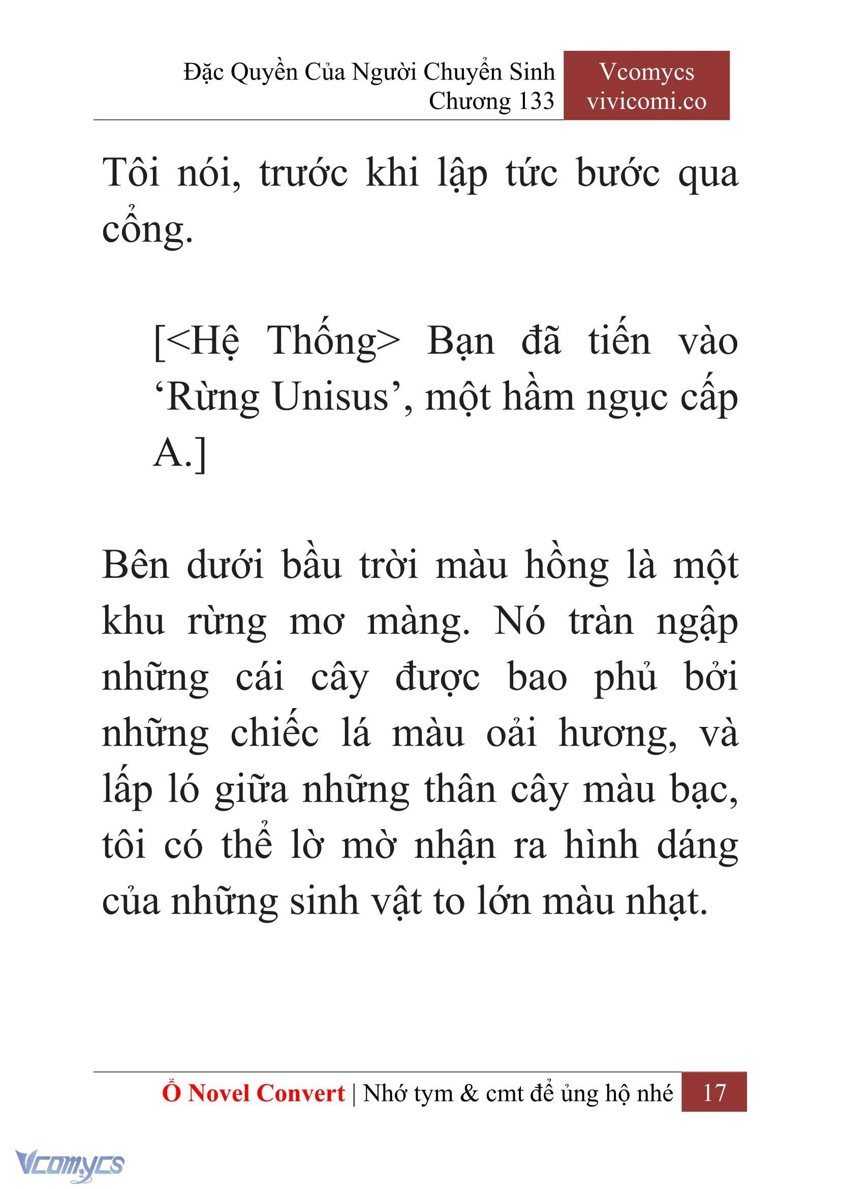 [Novel] Đặc Quyền Của Người Chuyển Sinh Chapter 133 - Trang 20