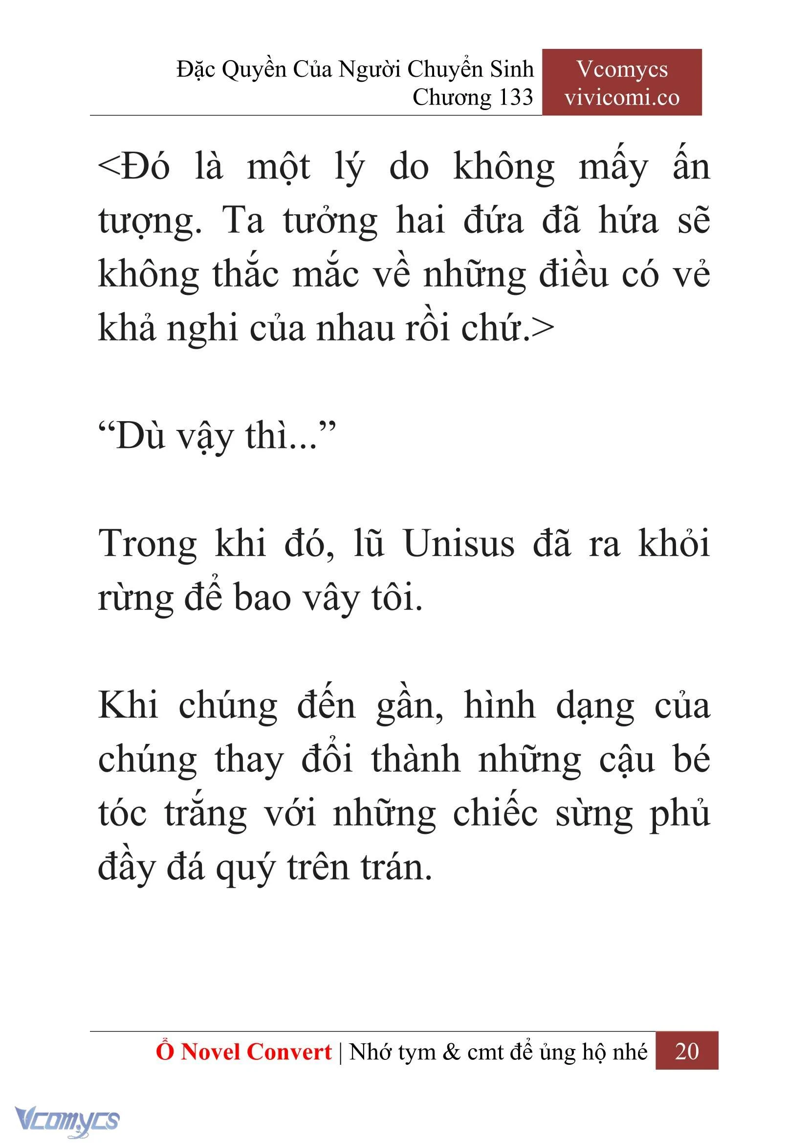 [Novel] Đặc Quyền Của Người Chuyển Sinh Chapter 133 - Trang 23