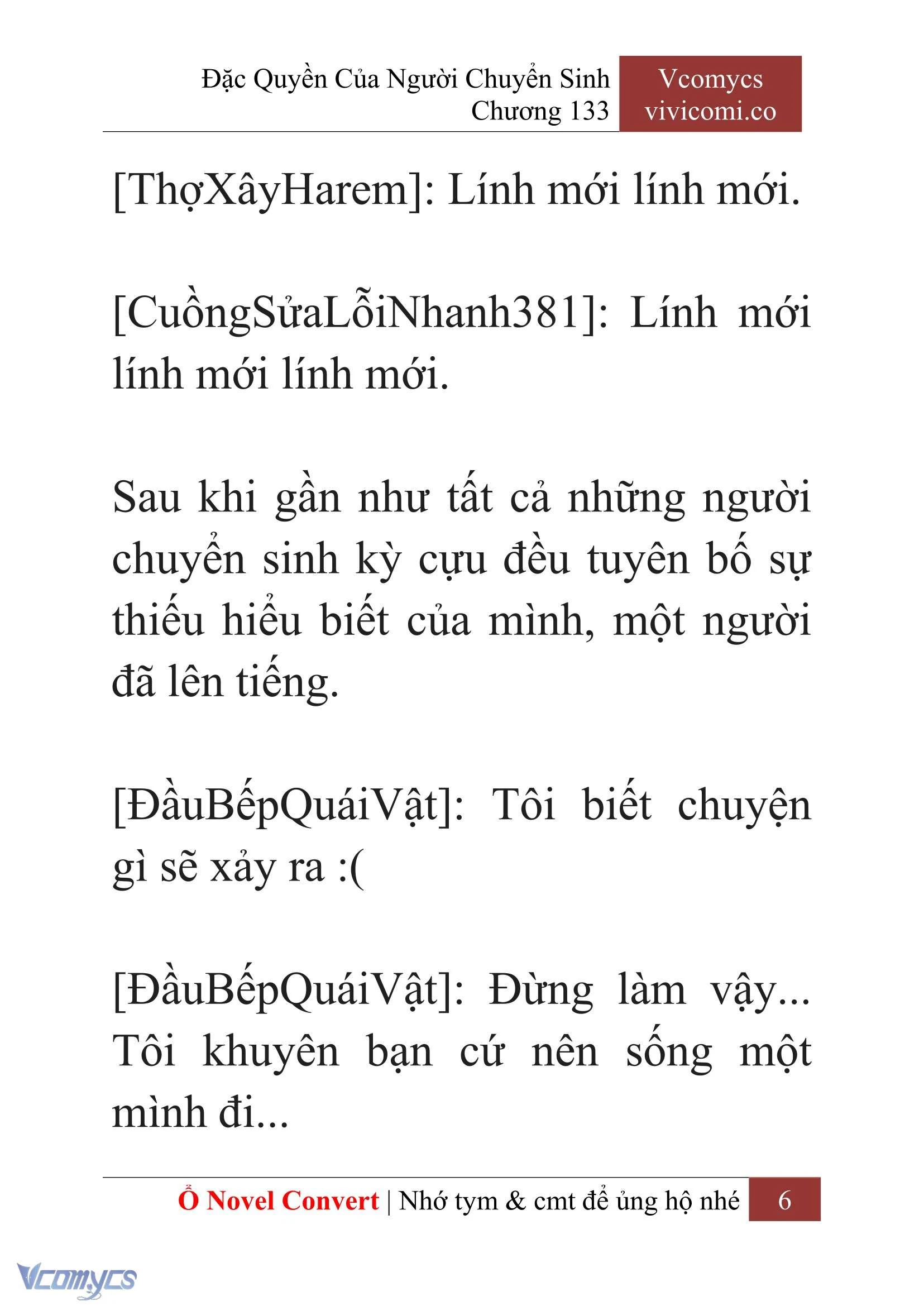 [Novel] Đặc Quyền Của Người Chuyển Sinh Chapter 133 - Trang 9
