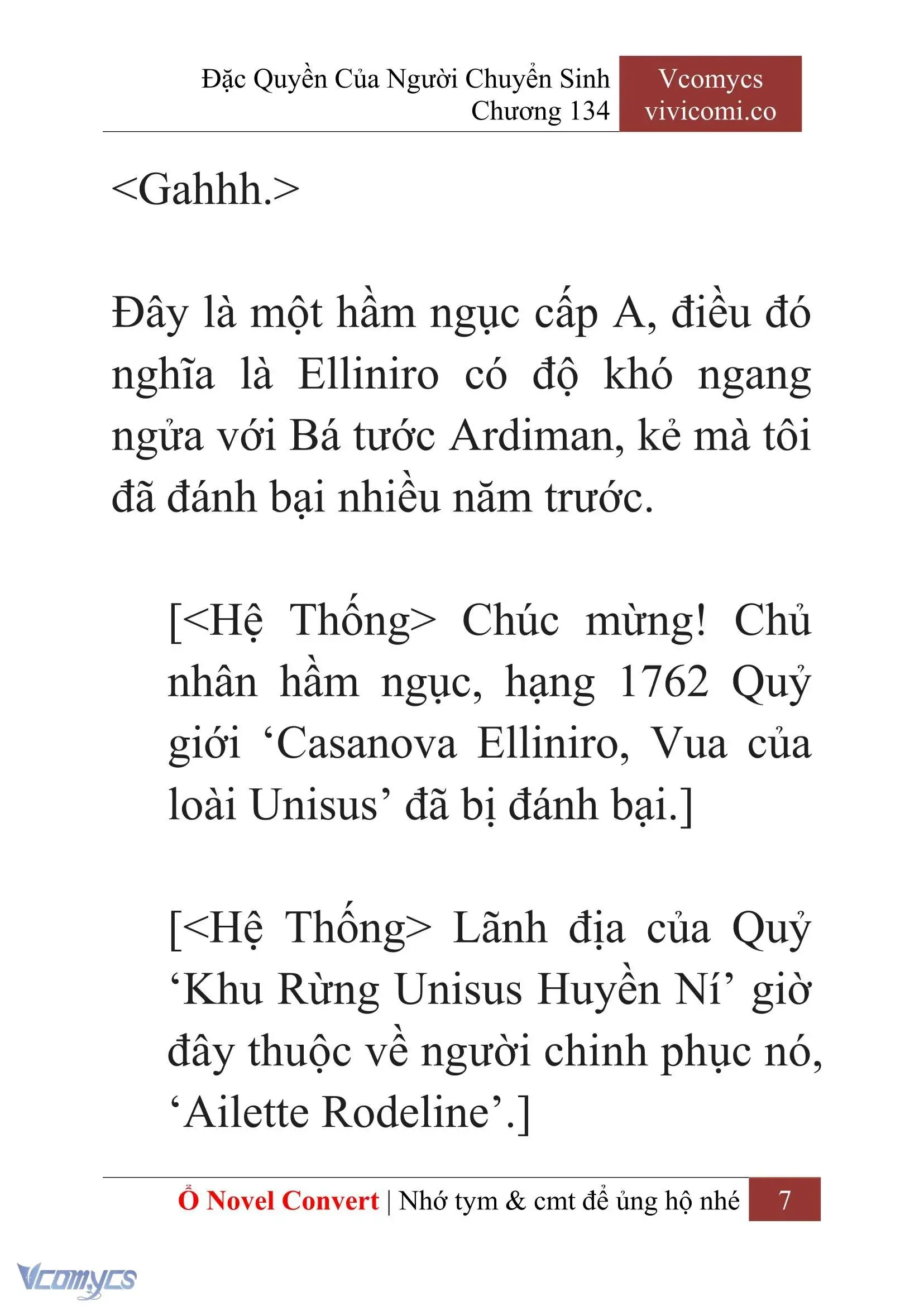 [Novel] Đặc Quyền Của Người Chuyển Sinh Chapter 134 - Trang 10
