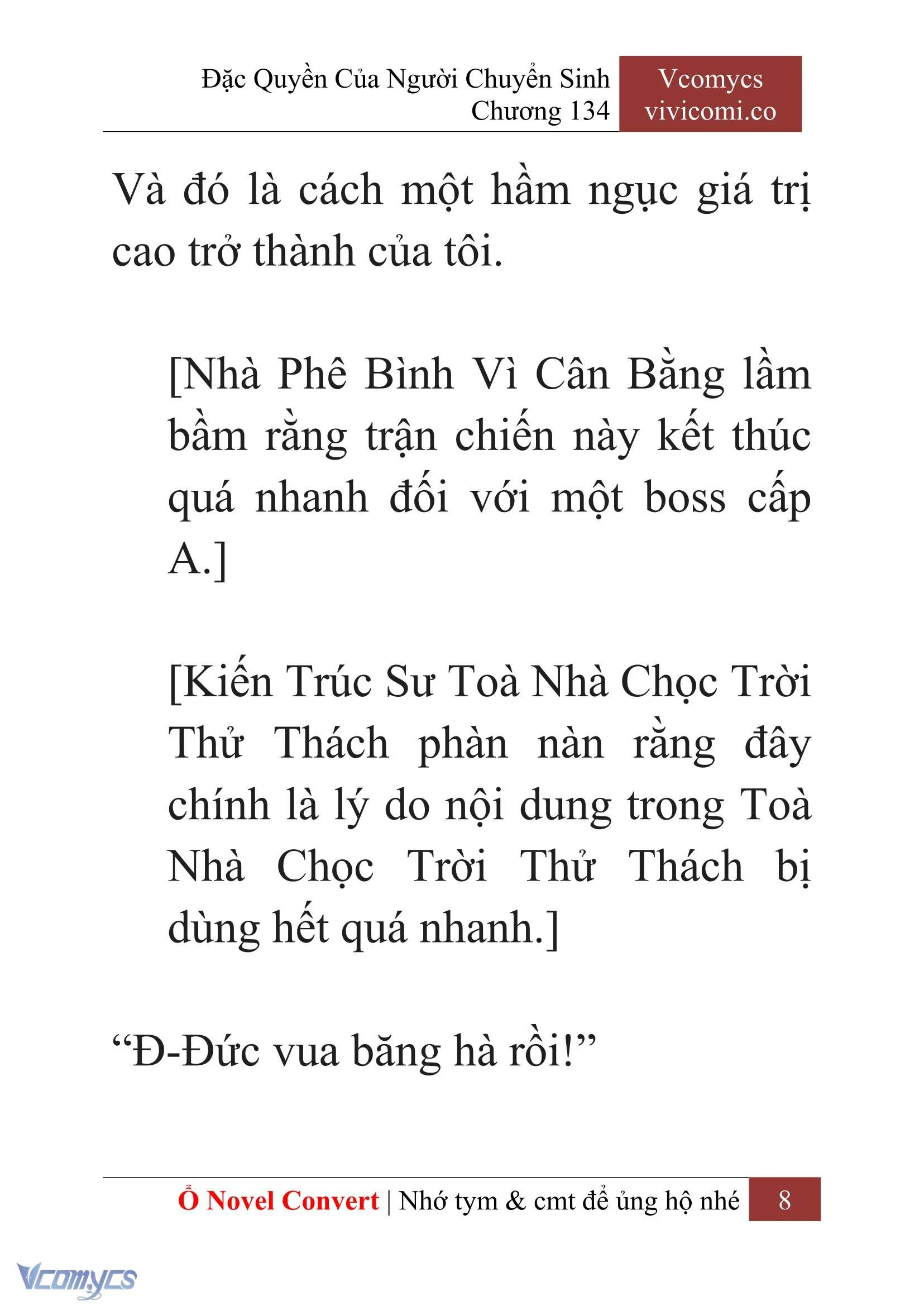 [Novel] Đặc Quyền Của Người Chuyển Sinh Chapter 134 - Trang 11