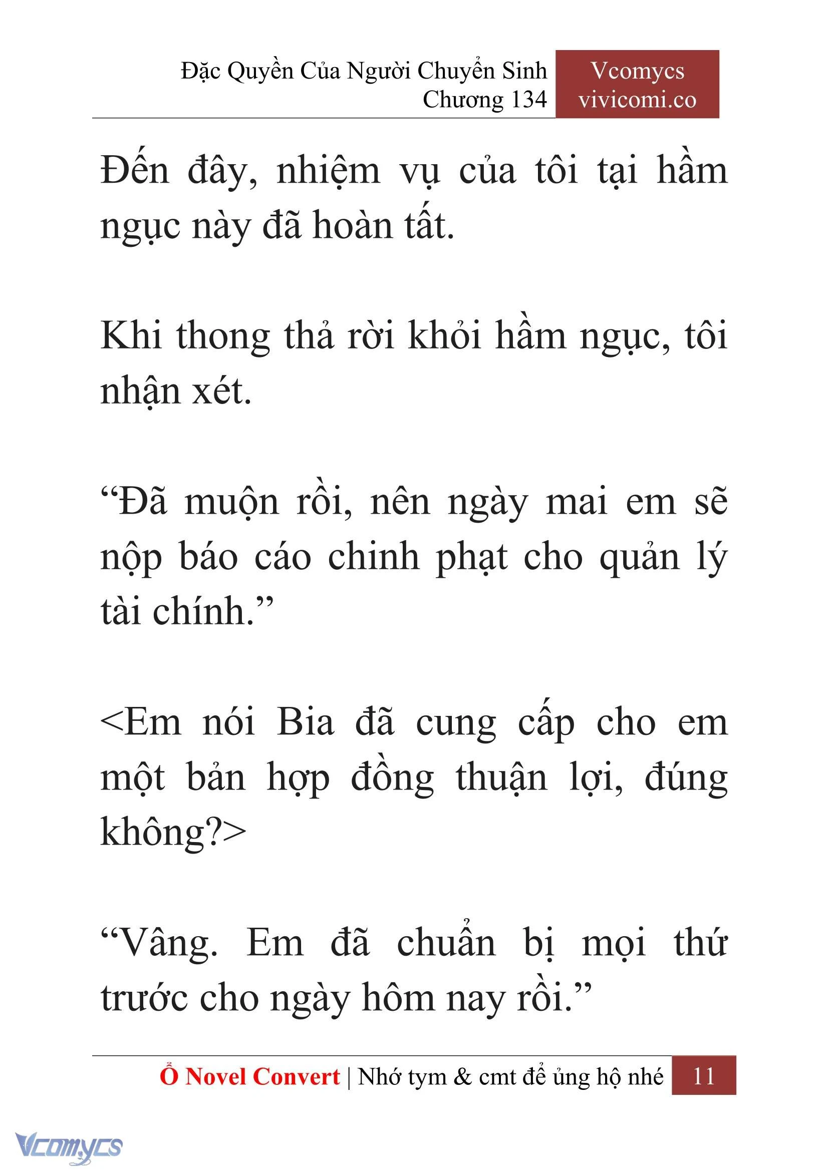 [Novel] Đặc Quyền Của Người Chuyển Sinh Chapter 134 - Trang 14