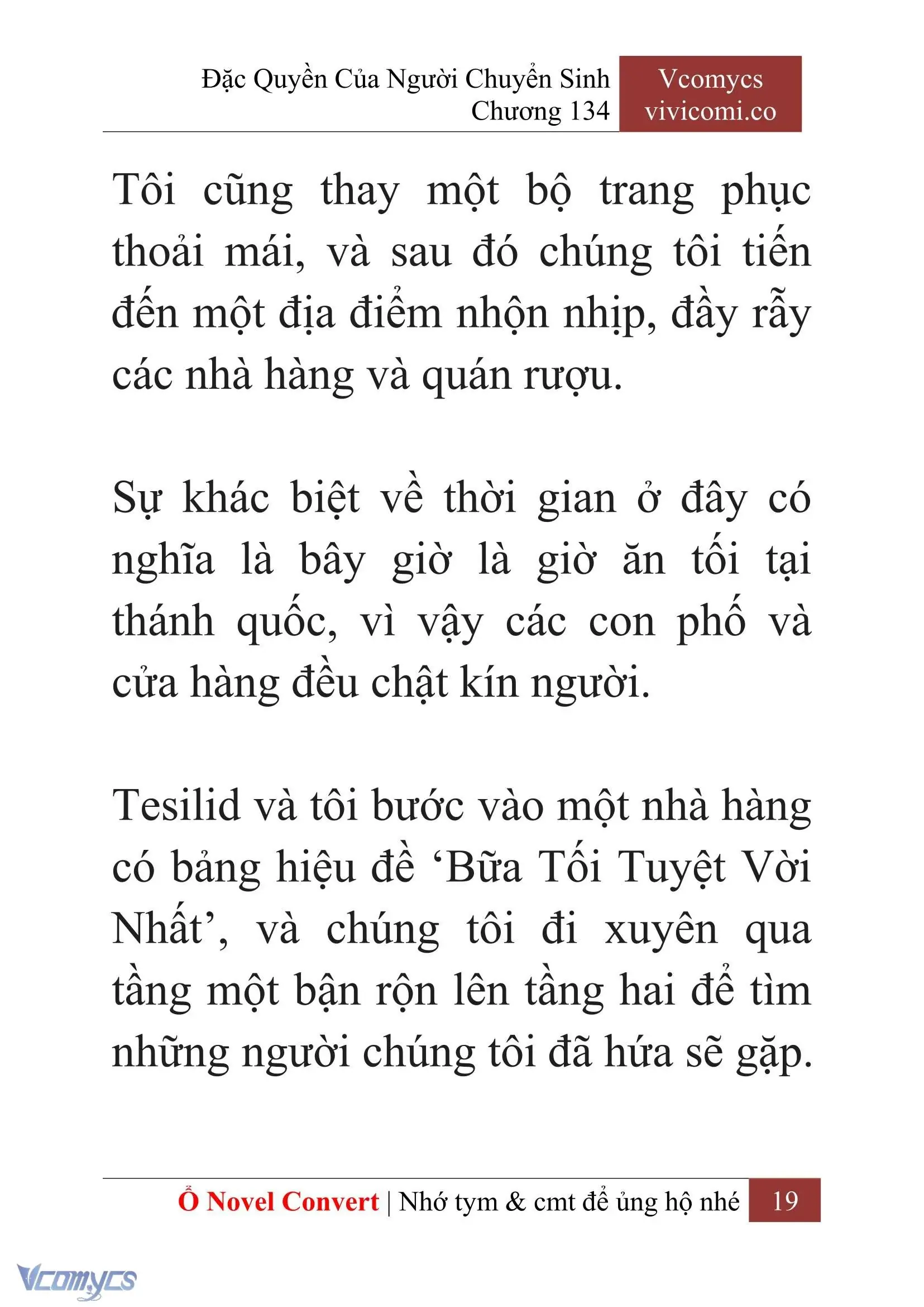 [Novel] Đặc Quyền Của Người Chuyển Sinh Chapter 134 - Trang 22