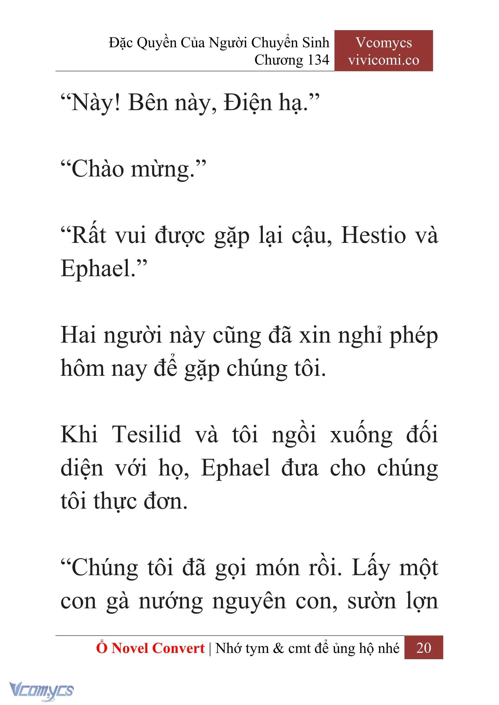 [Novel] Đặc Quyền Của Người Chuyển Sinh Chapter 134 - Trang 23