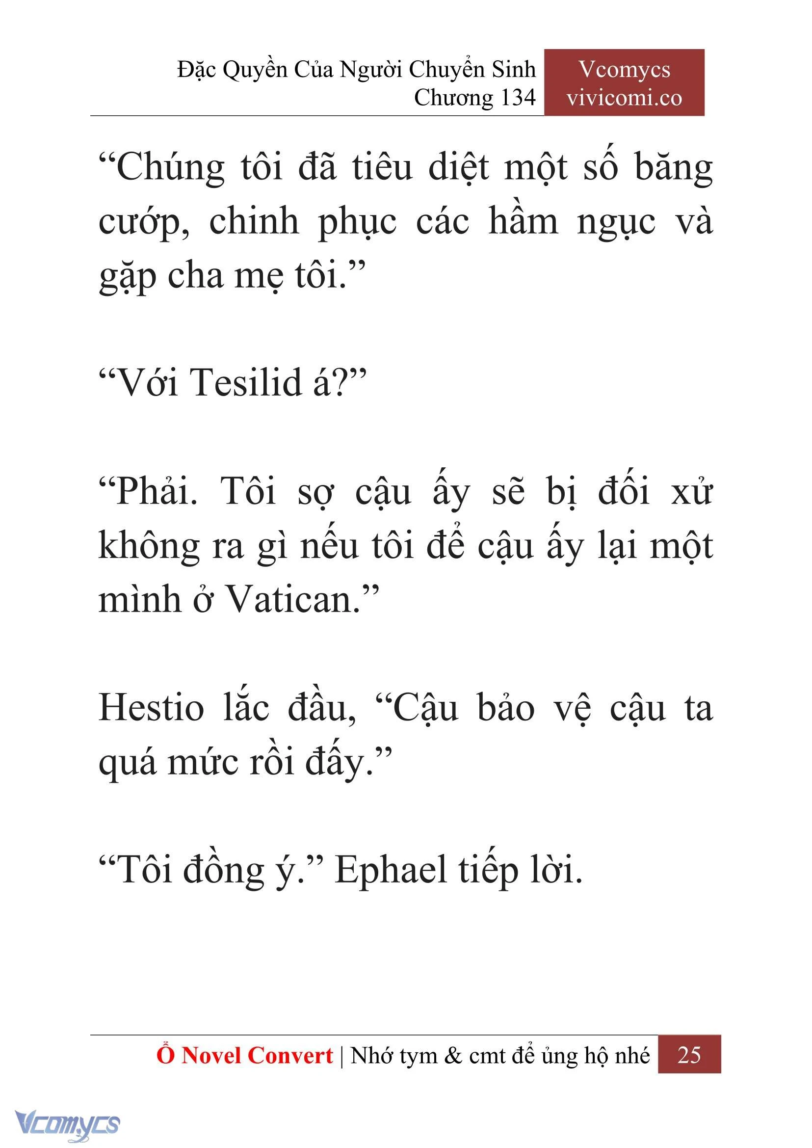 [Novel] Đặc Quyền Của Người Chuyển Sinh Chapter 134 - Trang 28