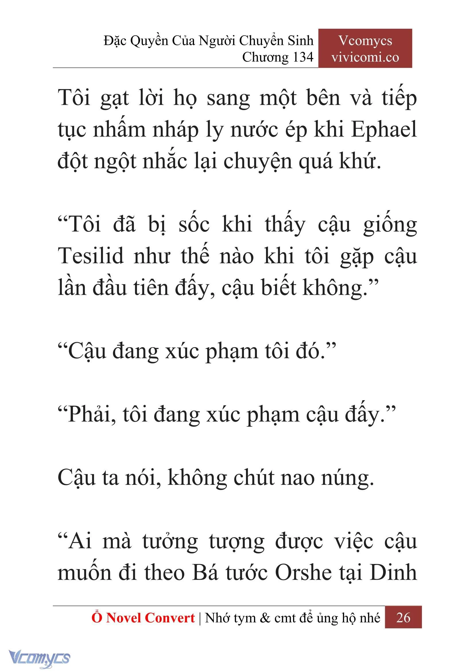 [Novel] Đặc Quyền Của Người Chuyển Sinh Chapter 134 - Trang 29