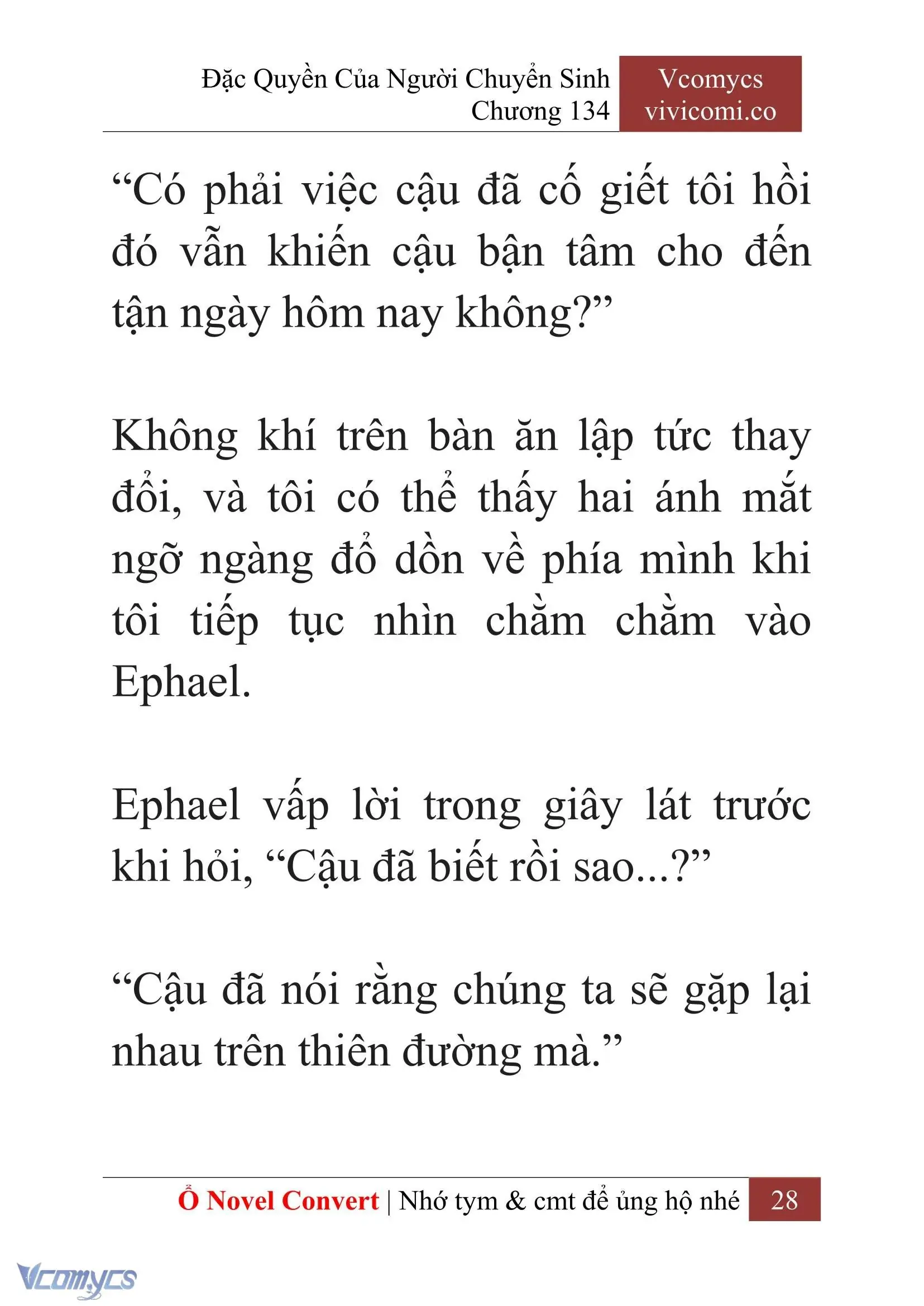 [Novel] Đặc Quyền Của Người Chuyển Sinh Chapter 134 - Trang 31