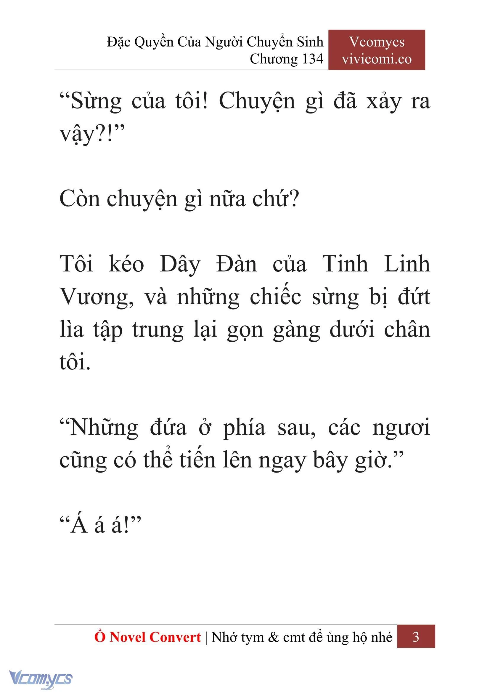 [Novel] Đặc Quyền Của Người Chuyển Sinh Chapter 134 - Trang 6