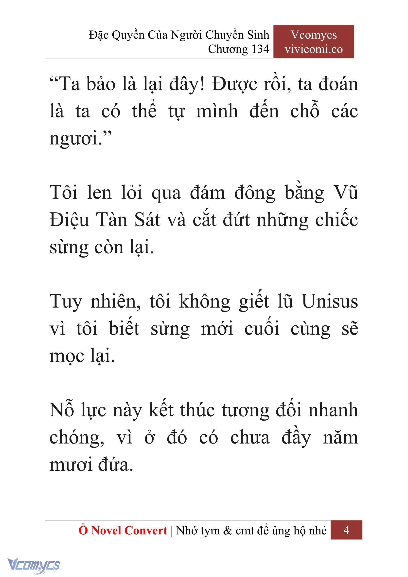 [Novel] Đặc Quyền Của Người Chuyển Sinh Chapter 134 - Trang 7