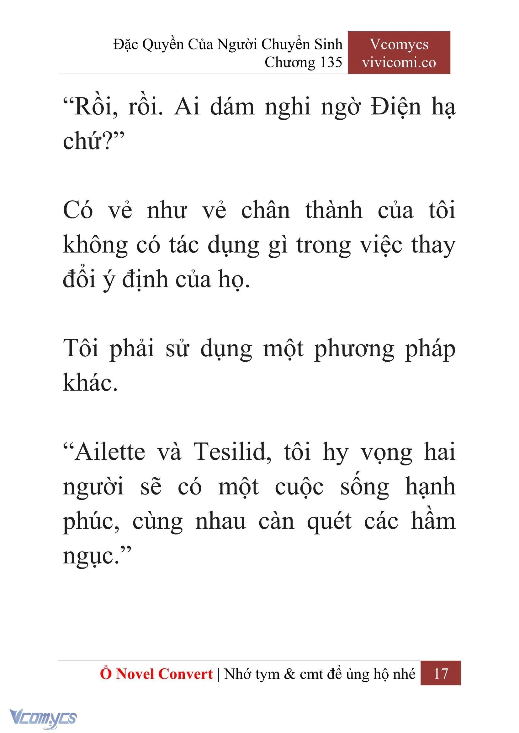 [Novel] Đặc Quyền Của Người Chuyển Sinh Chapter 135 - Trang 20