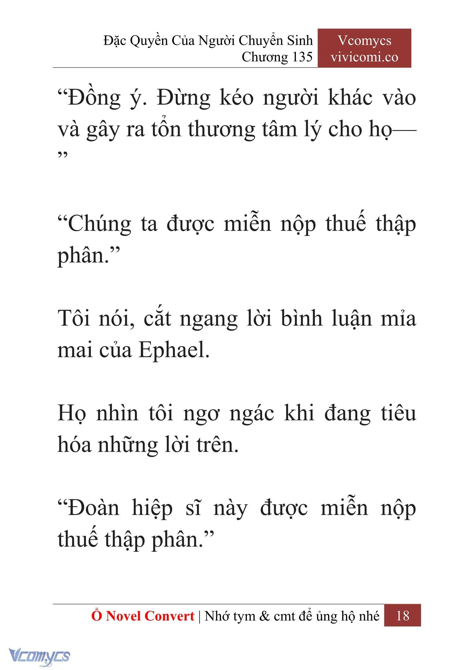 [Novel] Đặc Quyền Của Người Chuyển Sinh Chapter 135 - Trang 21