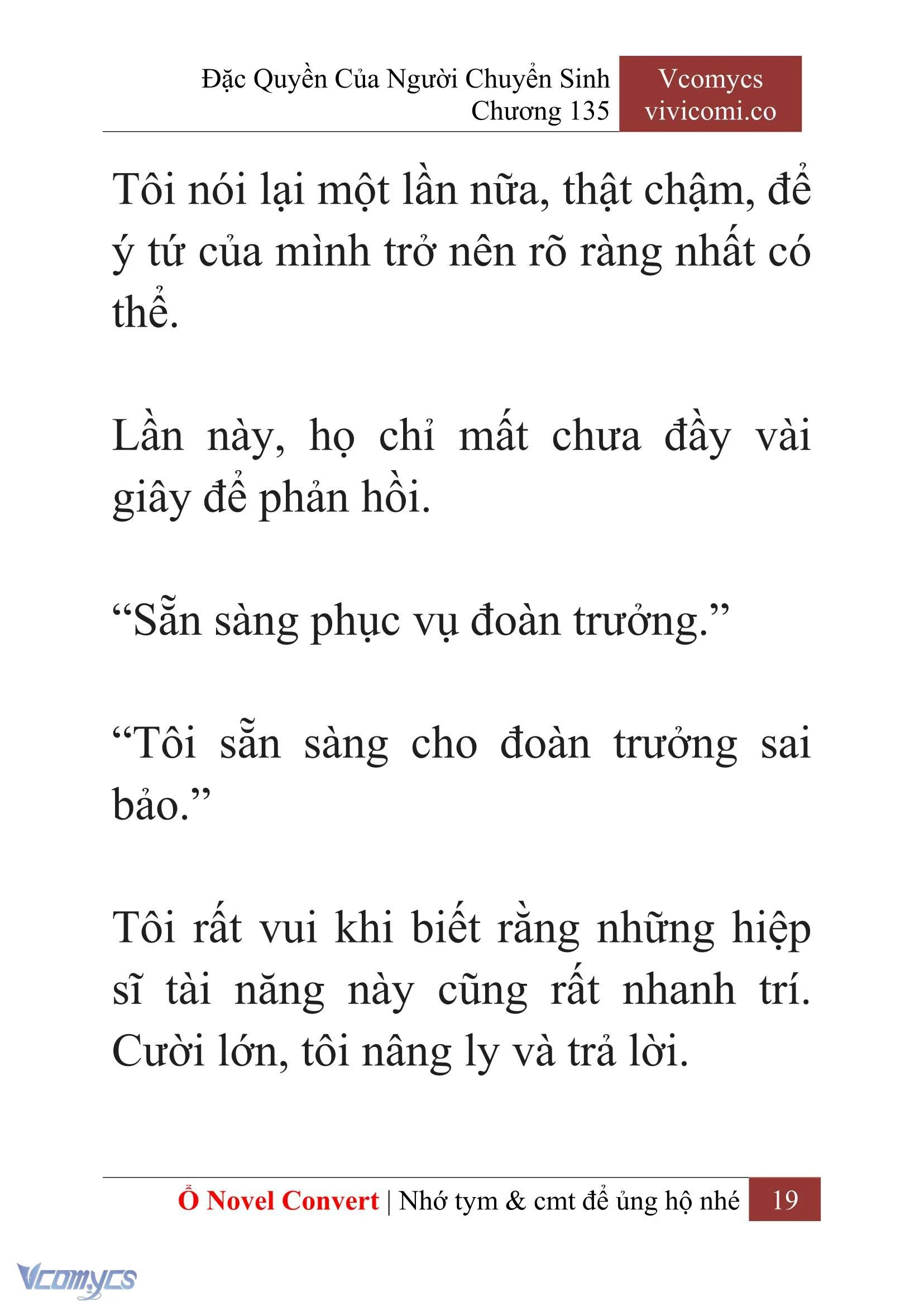 [Novel] Đặc Quyền Của Người Chuyển Sinh Chapter 135 - Trang 22