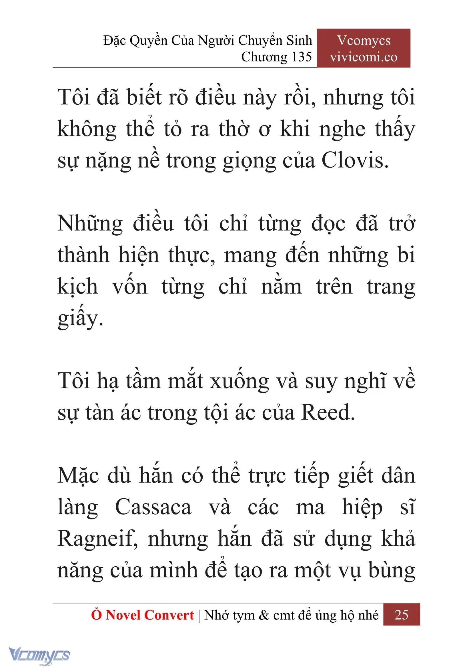 [Novel] Đặc Quyền Của Người Chuyển Sinh Chapter 135 - Trang 28