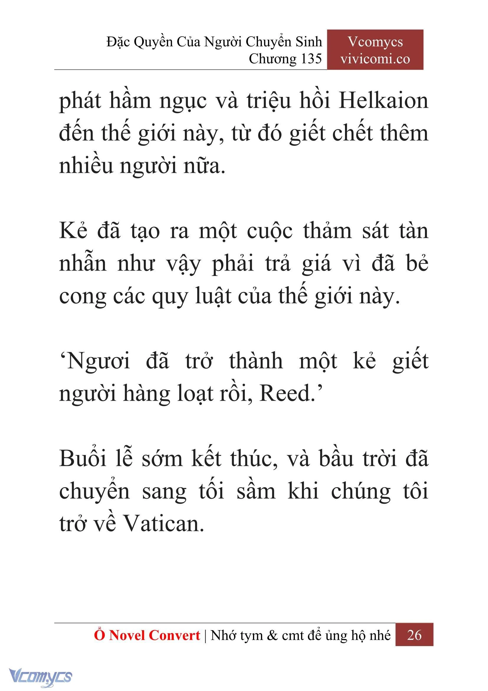 [Novel] Đặc Quyền Của Người Chuyển Sinh Chapter 135 - Trang 29