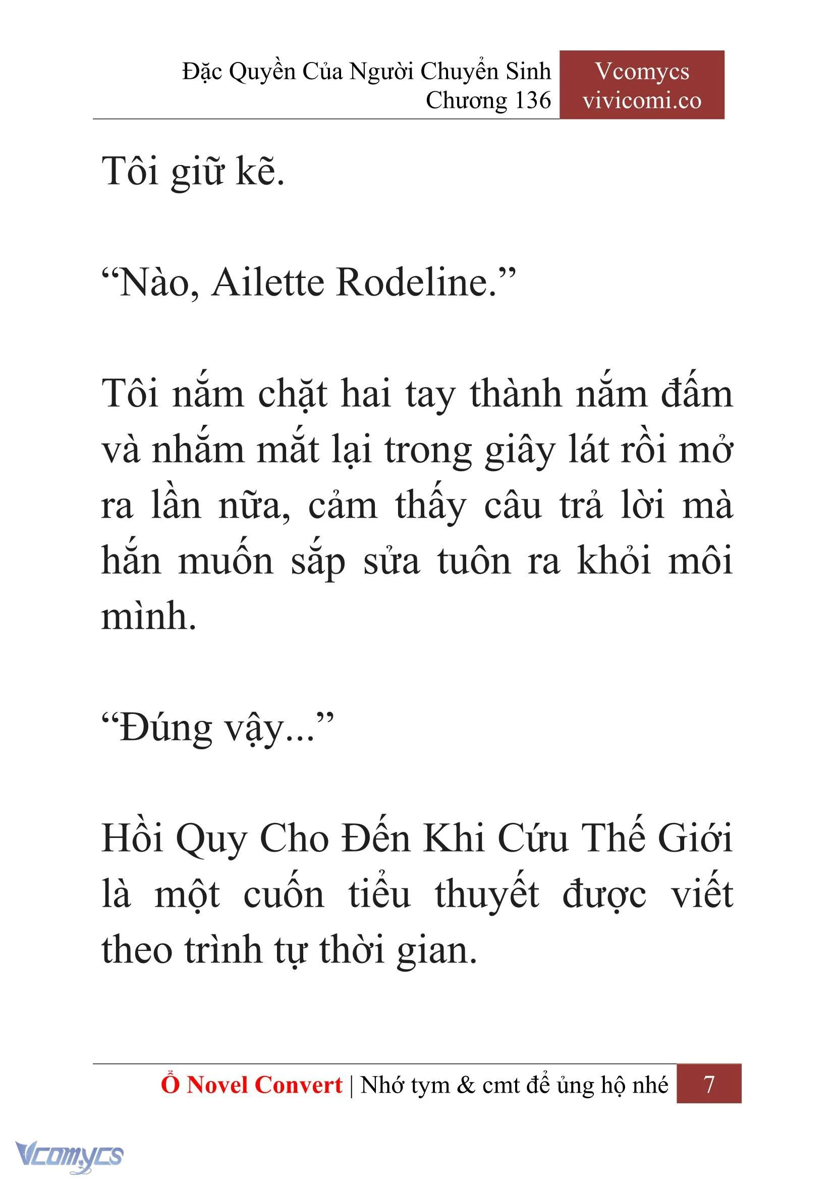 [Novel] Đặc Quyền Của Người Chuyển Sinh Chapter 136 - Trang 10