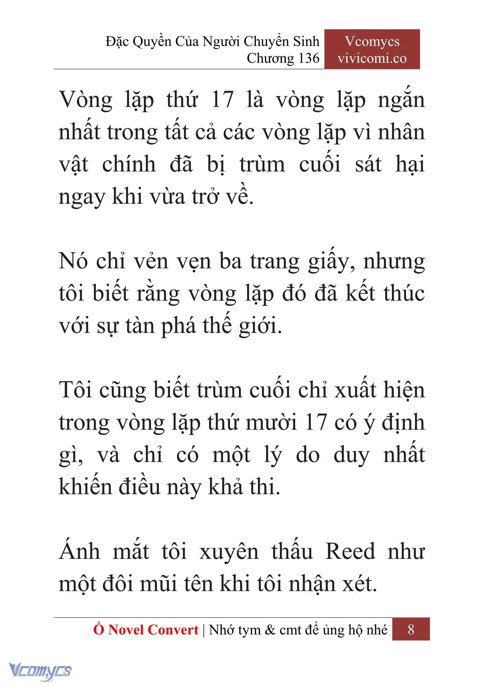 [Novel] Đặc Quyền Của Người Chuyển Sinh Chapter 136 - Trang 11