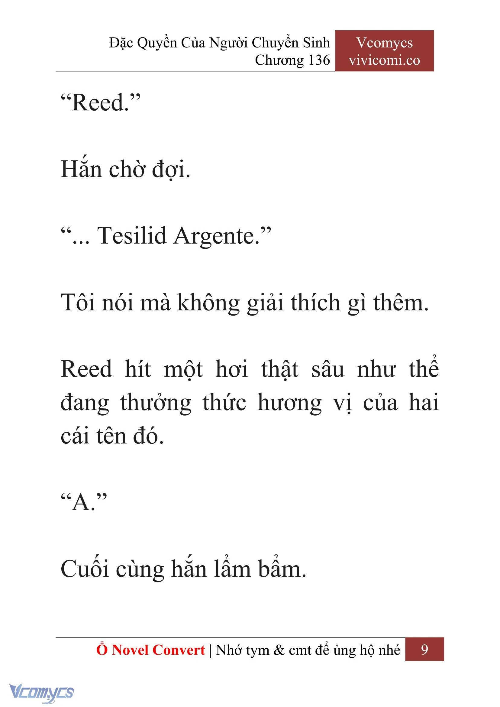 [Novel] Đặc Quyền Của Người Chuyển Sinh Chapter 136 - Trang 12