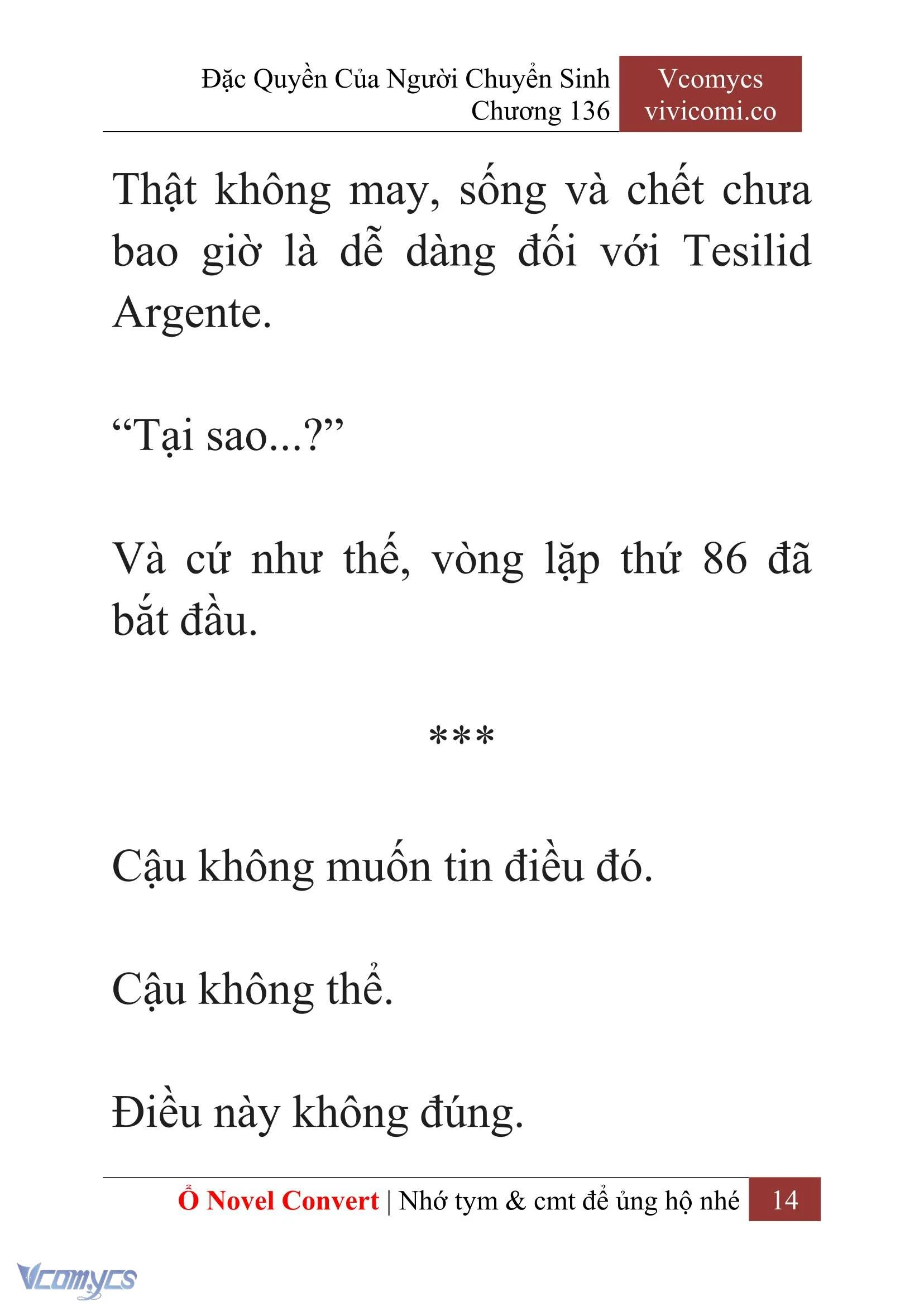 [Novel] Đặc Quyền Của Người Chuyển Sinh Chapter 136 - Trang 17