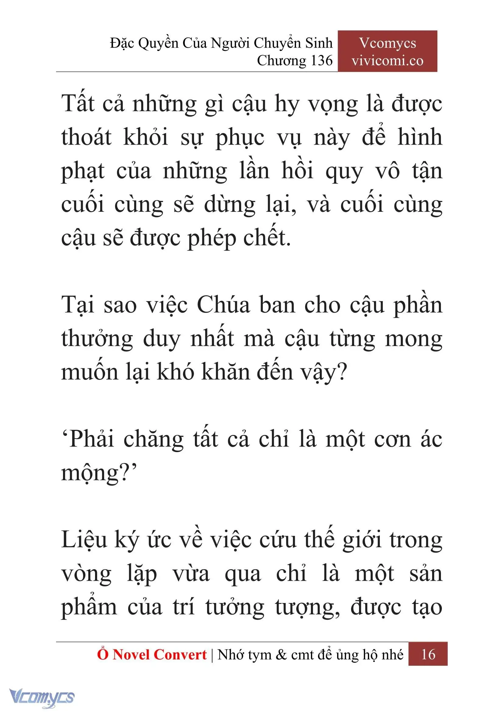 [Novel] Đặc Quyền Của Người Chuyển Sinh Chapter 136 - Trang 19