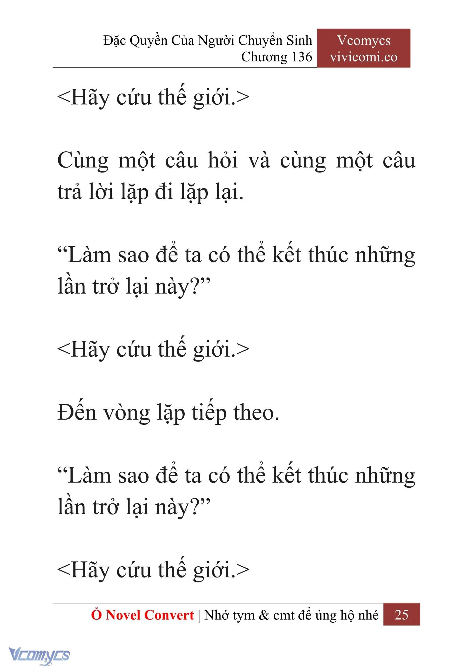 [Novel] Đặc Quyền Của Người Chuyển Sinh Chapter 136 - Trang 28