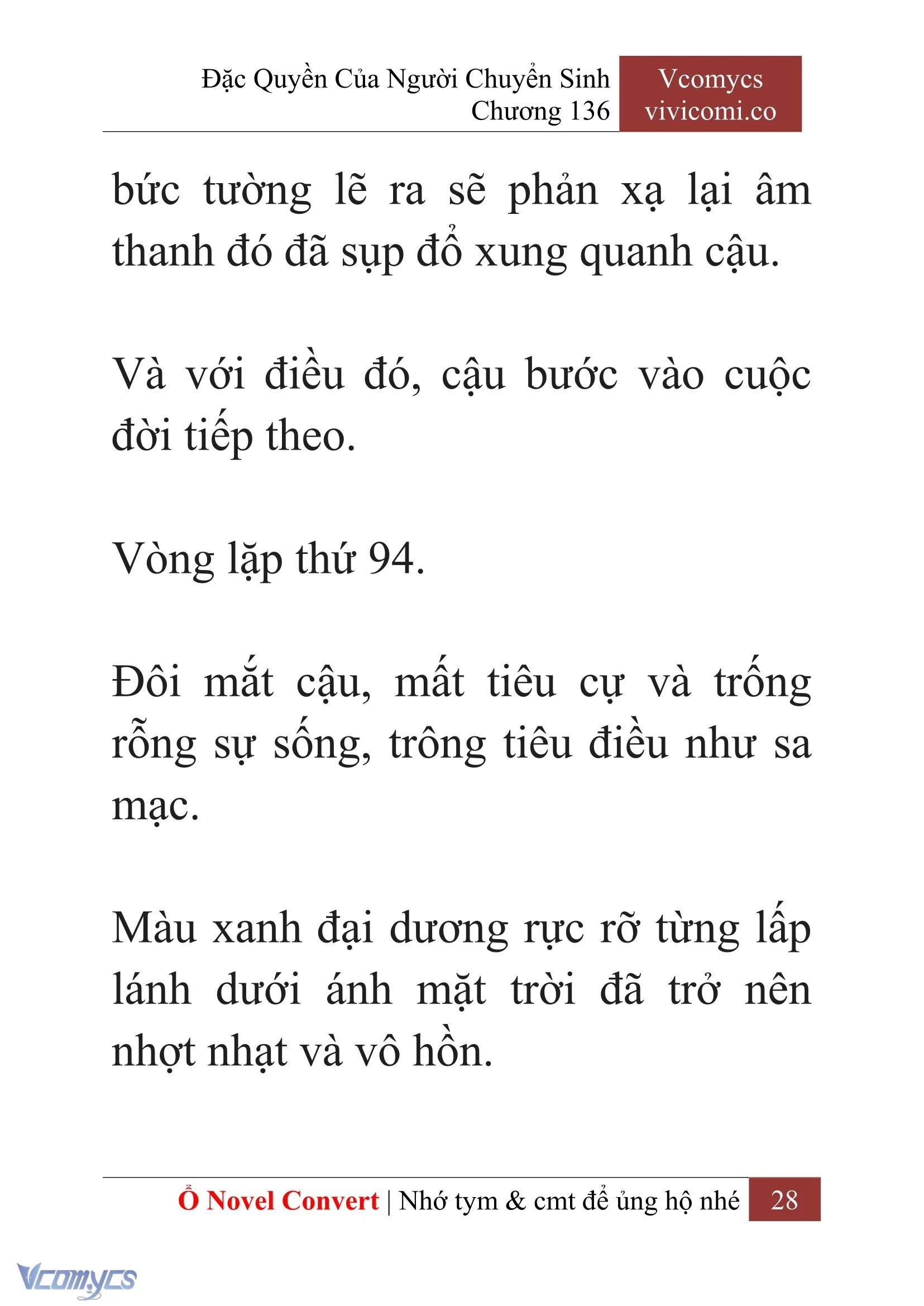 [Novel] Đặc Quyền Của Người Chuyển Sinh Chapter 136 - Trang 31