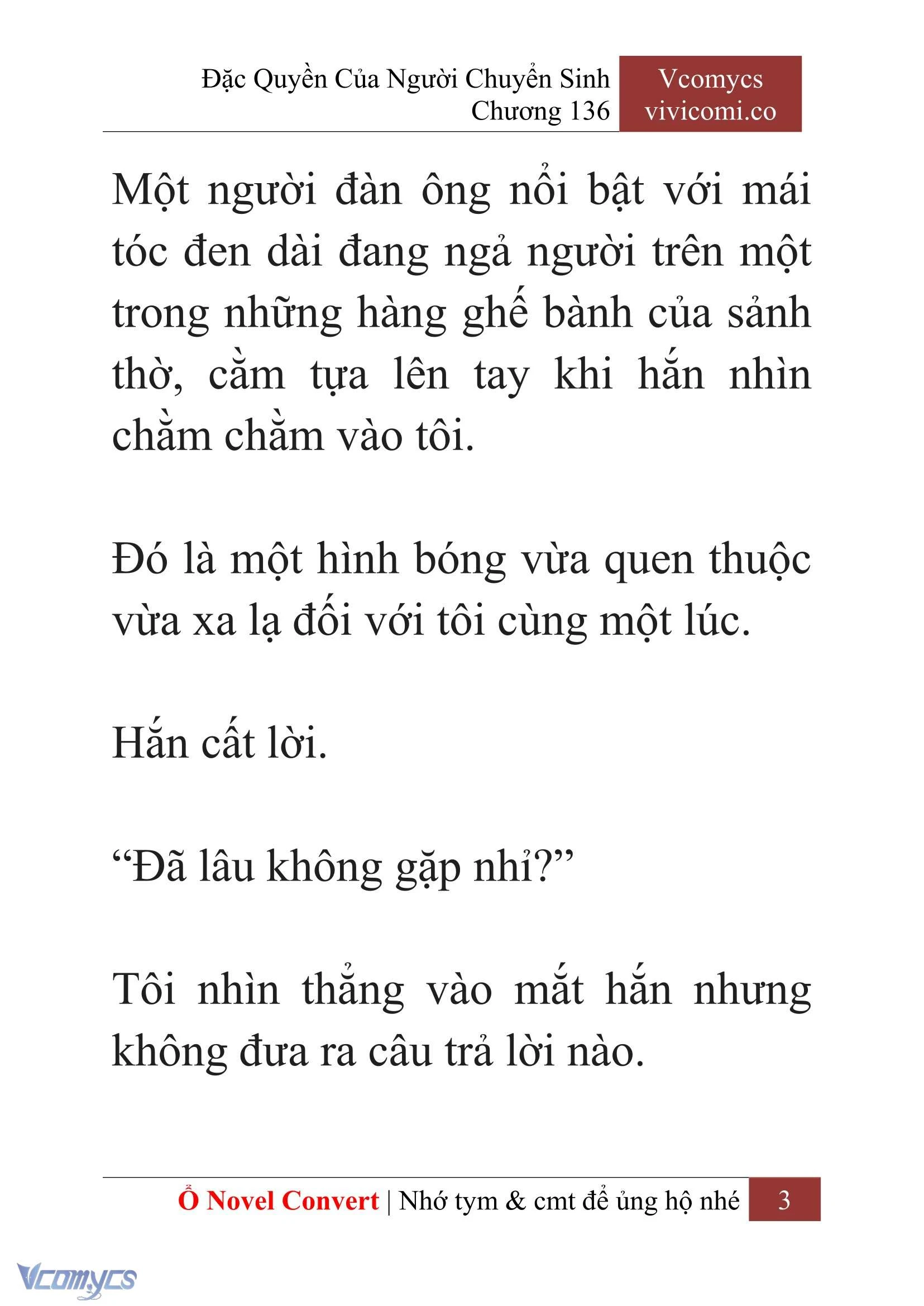 [Novel] Đặc Quyền Của Người Chuyển Sinh Chapter 136 - Trang 6