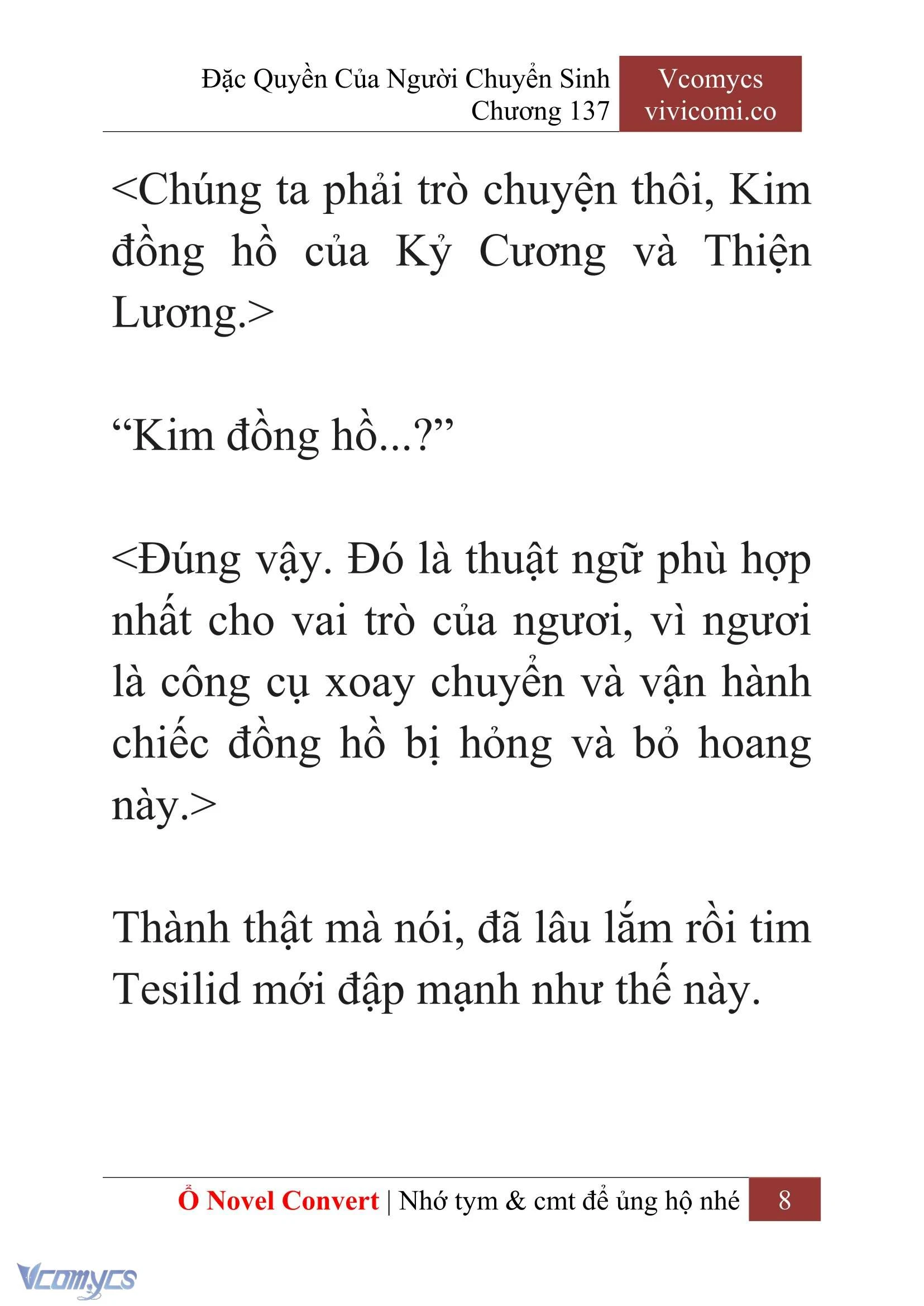 [Novel] Đặc Quyền Của Người Chuyển Sinh Chapter 137 - Trang 11